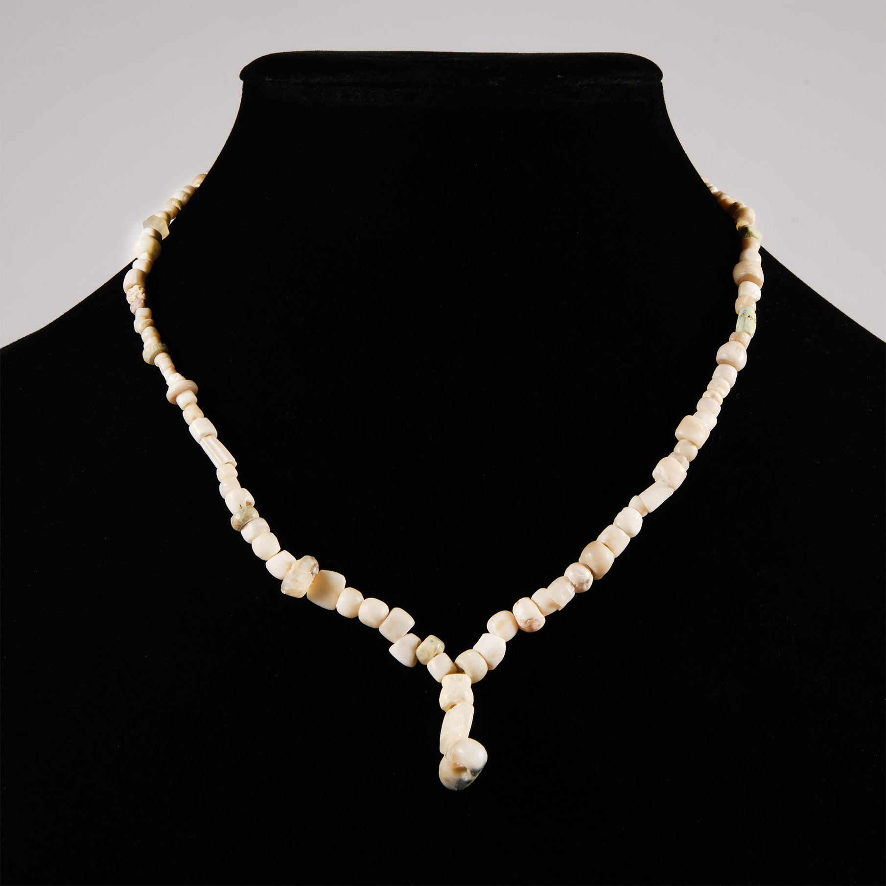Western Asiatic Stone and Other Bead Necklace String