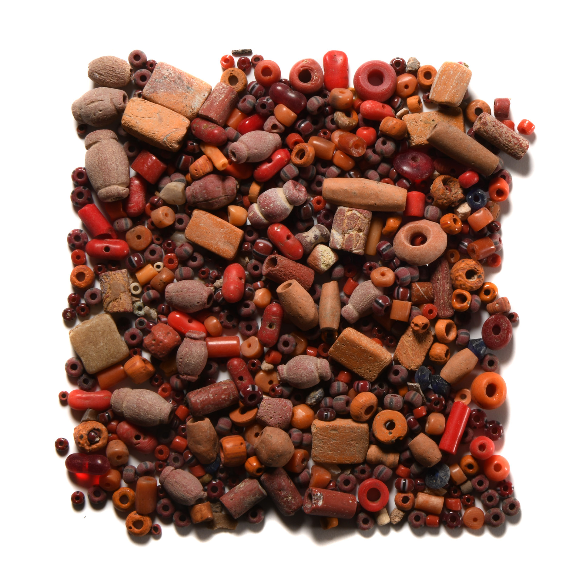 Western Asiatic Glass and Other Necklace Bead Collection