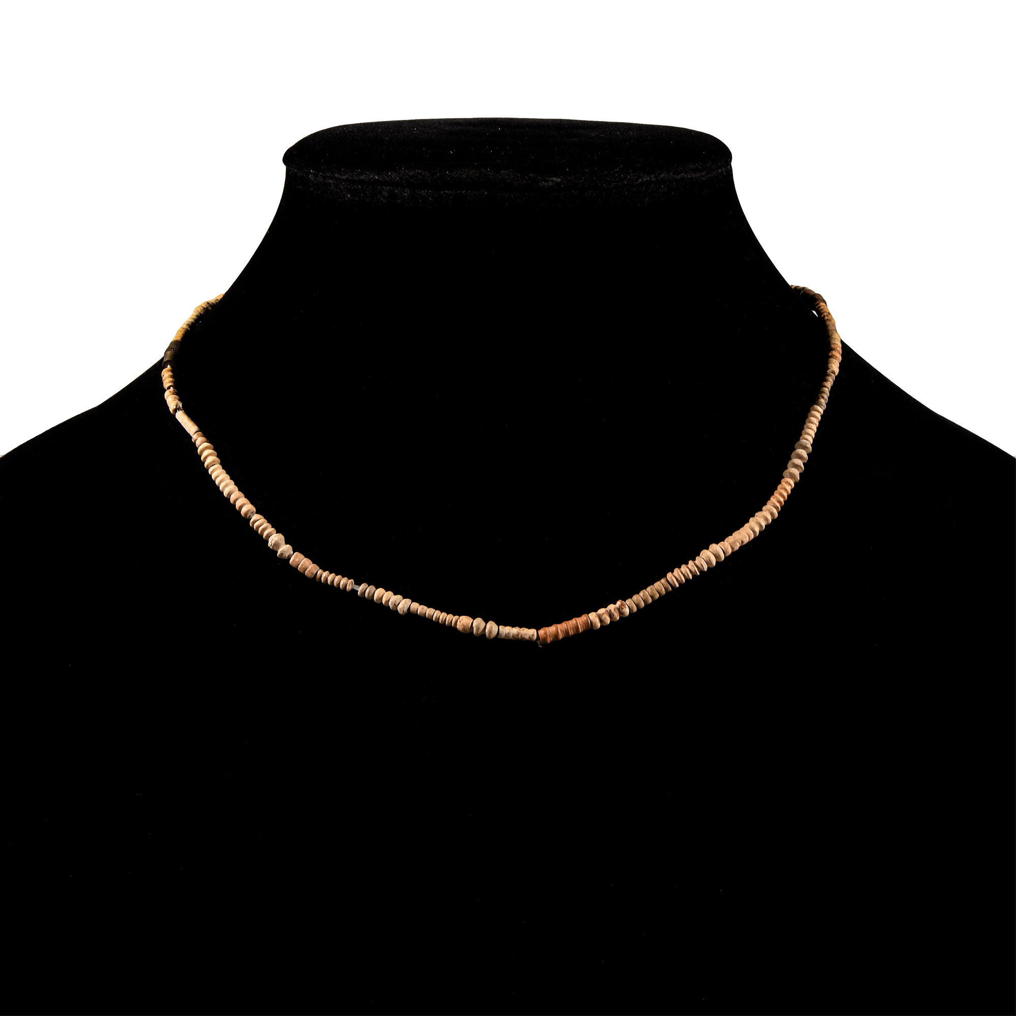 African Terracotta Bead Necklace String