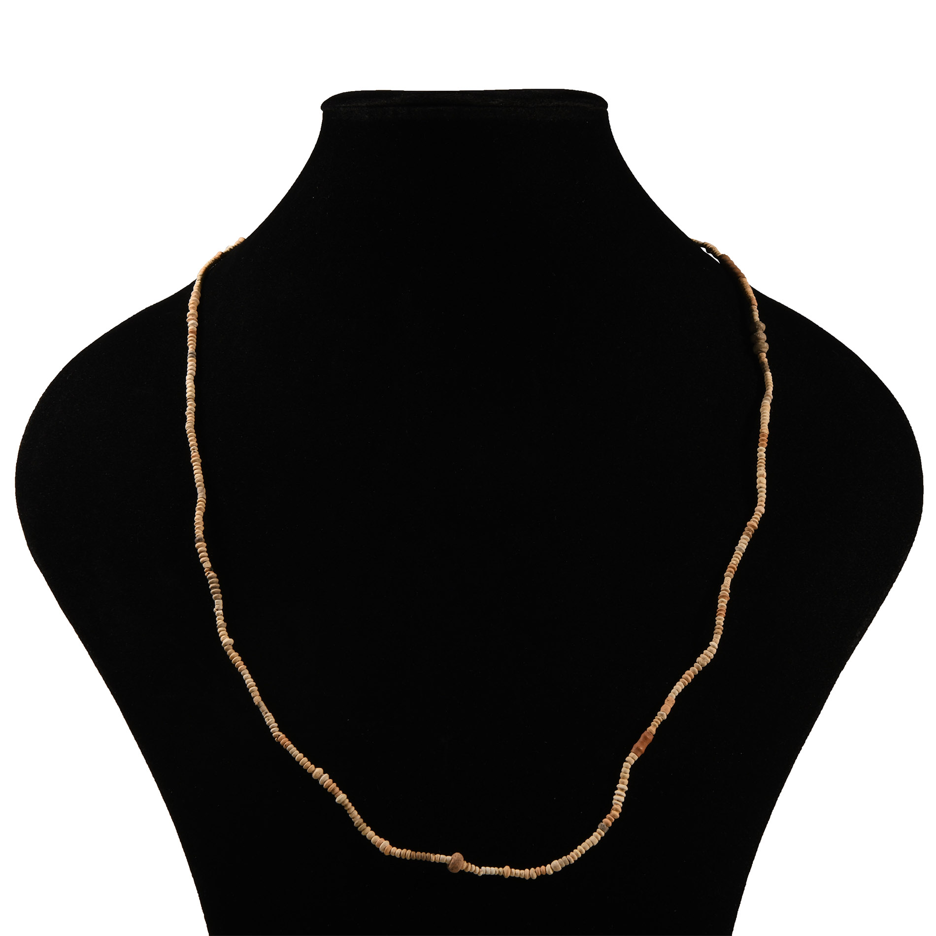 West African Terracotta Bead Necklace String