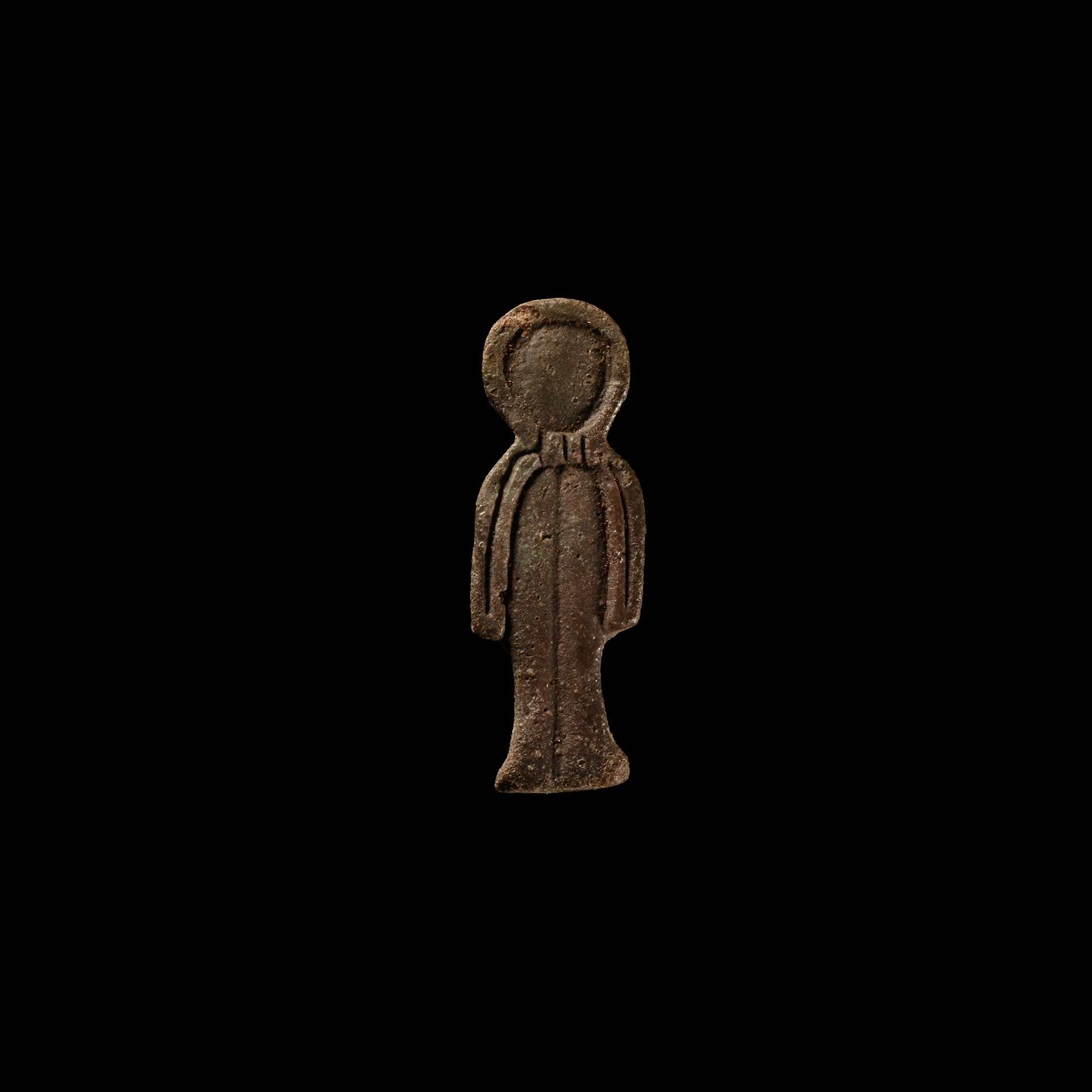 Egyptian Brown Faience Tyet Amulet