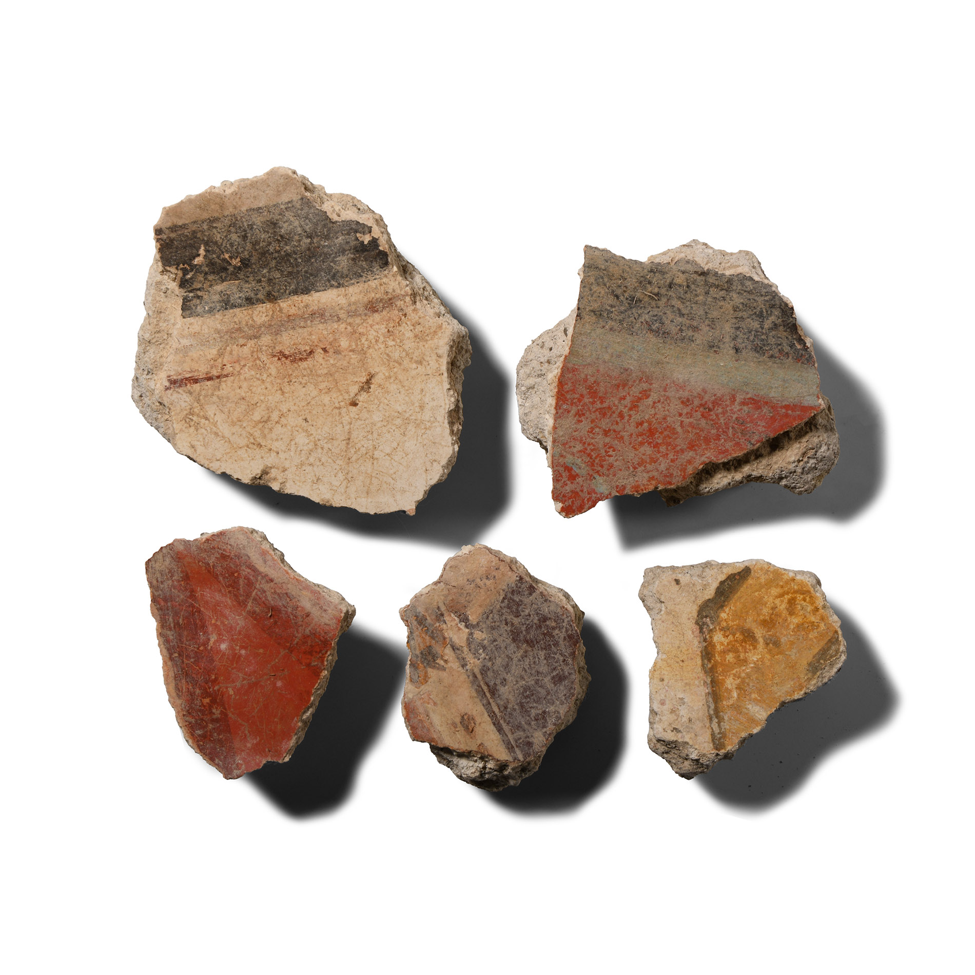 Roman Fresco Painted Wall Plaster Collection