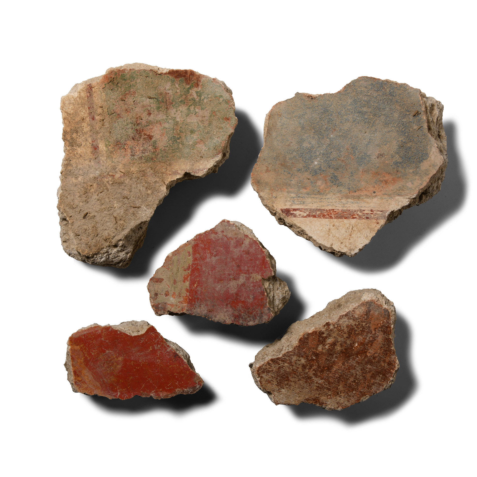 Roman Fresco Painted Wall Plaster Collection