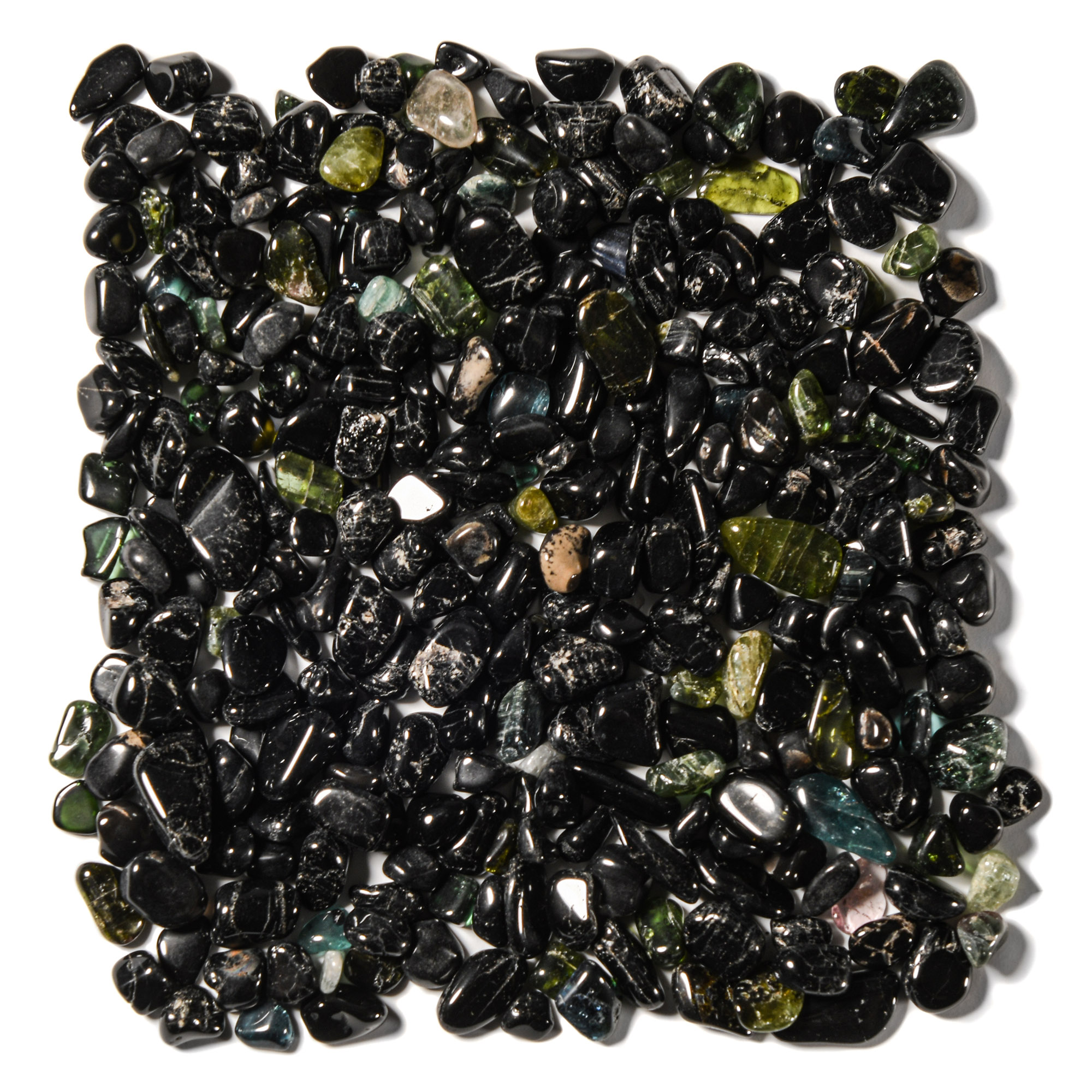 Natural History - Polished Green Tourmaline Group