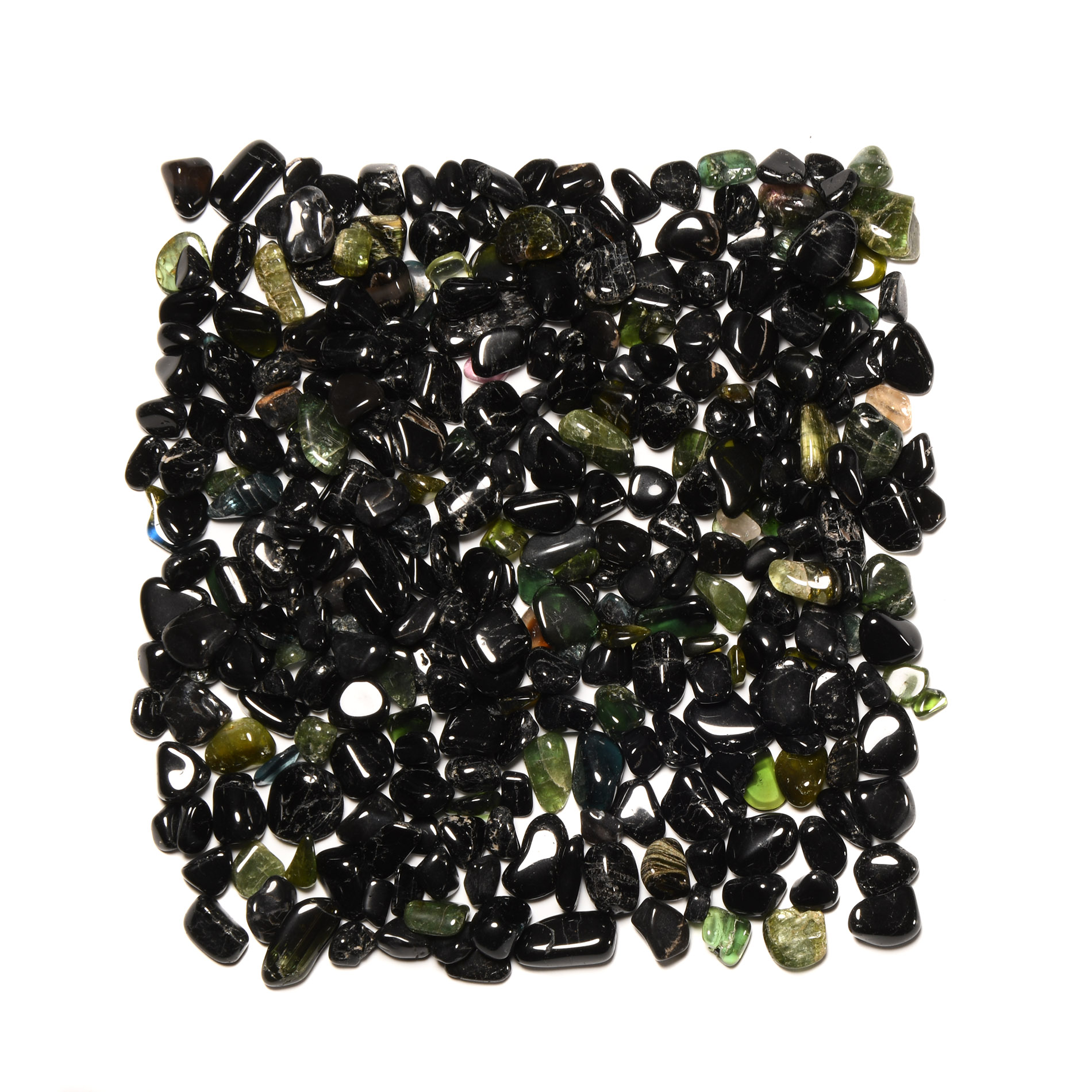 Natural History - Polished Green Tourmaline Group