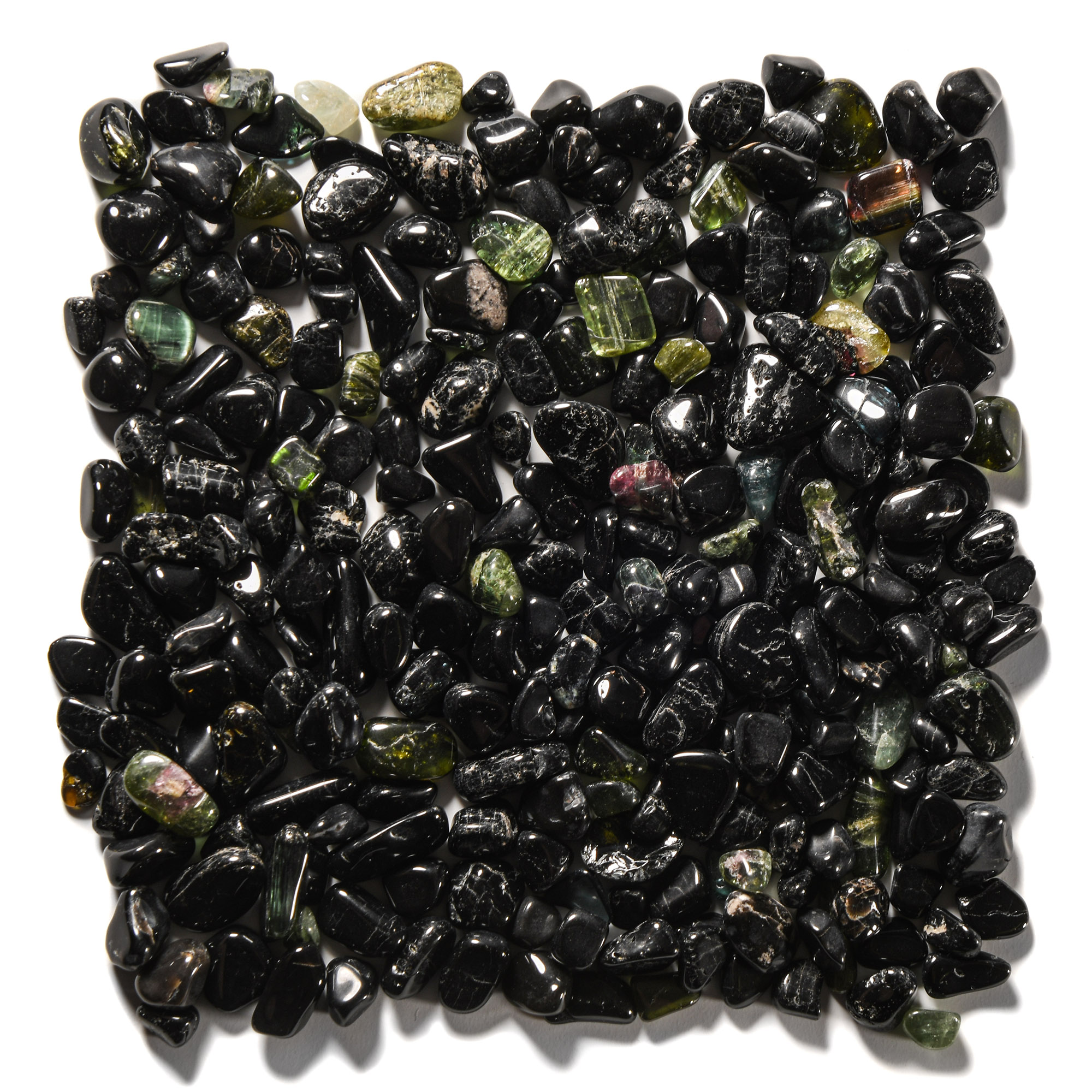Natural History - Polished Green Tourmaline Group