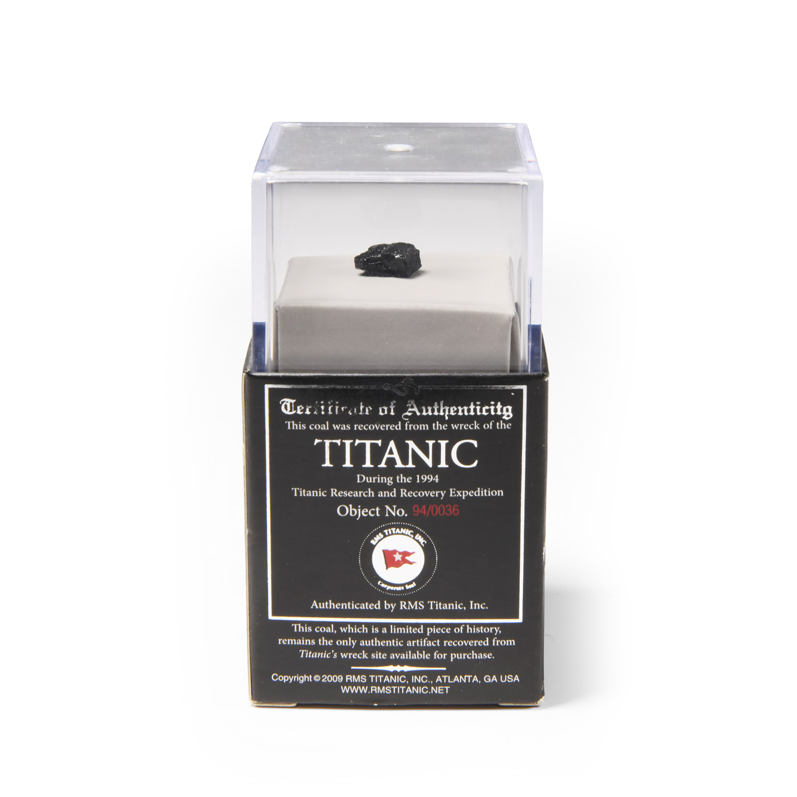 RMS Titanic Research and Recovery Expedition Coal