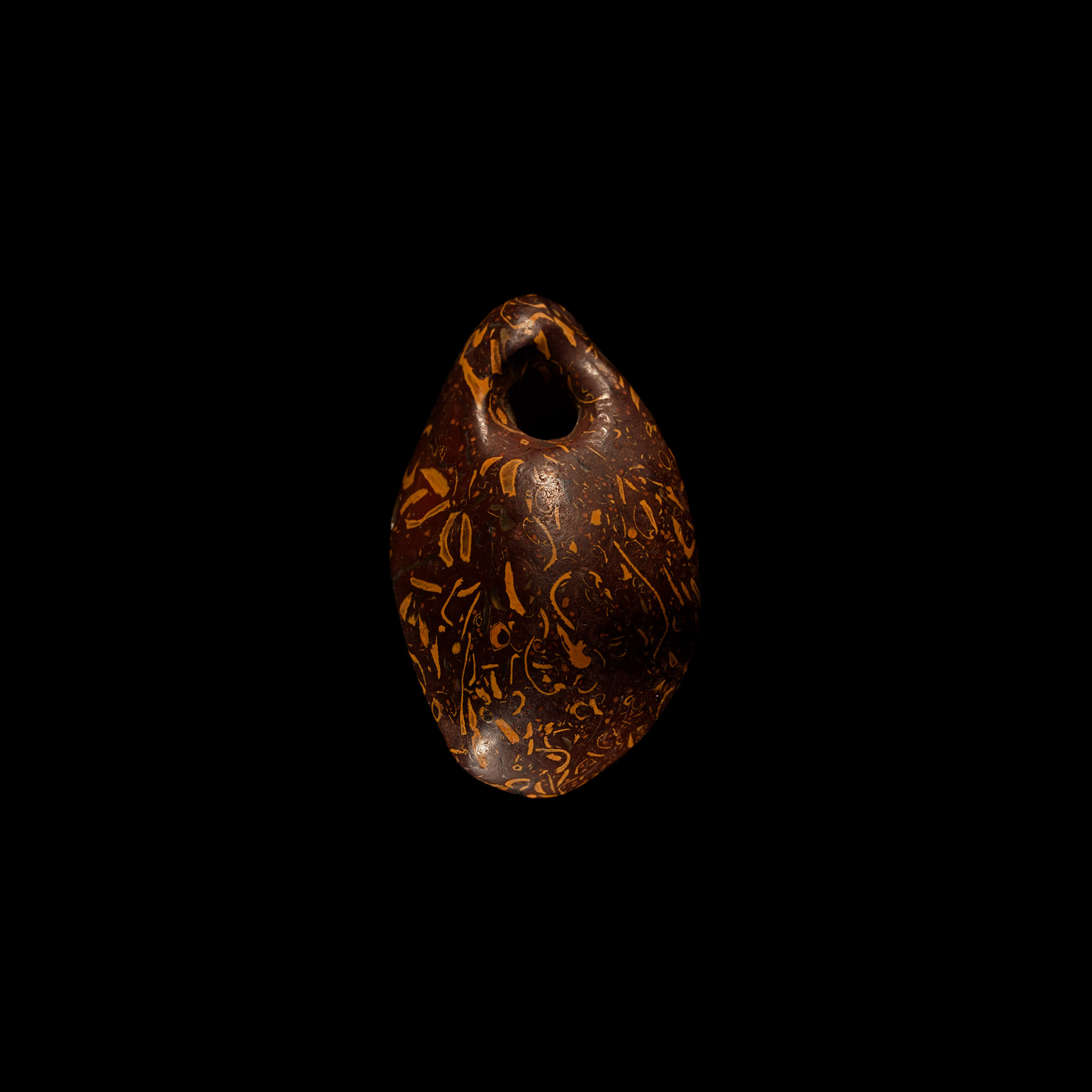 Bactrian Polished Stone Fishing Net Weight