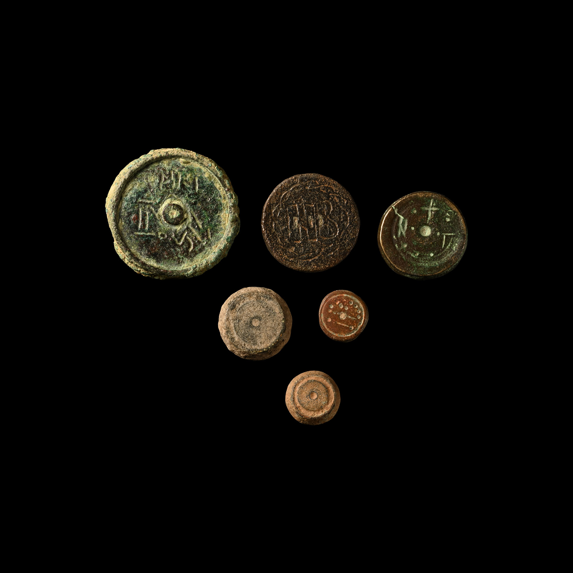 Byzantine Bronze Weight Collection