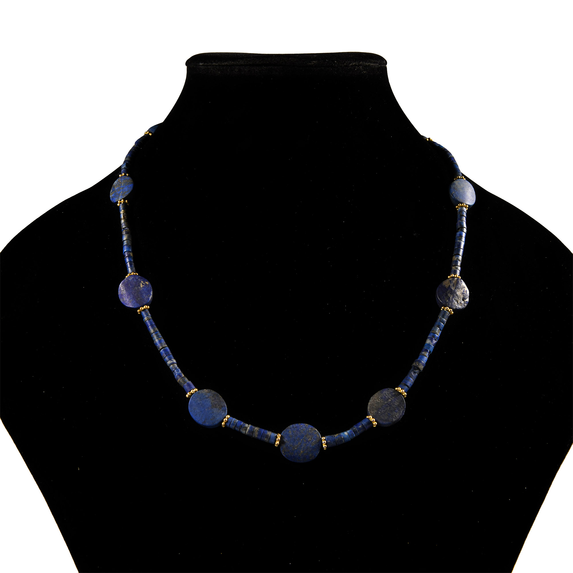 Bactrian Style Lapis Lazuli Bead Group