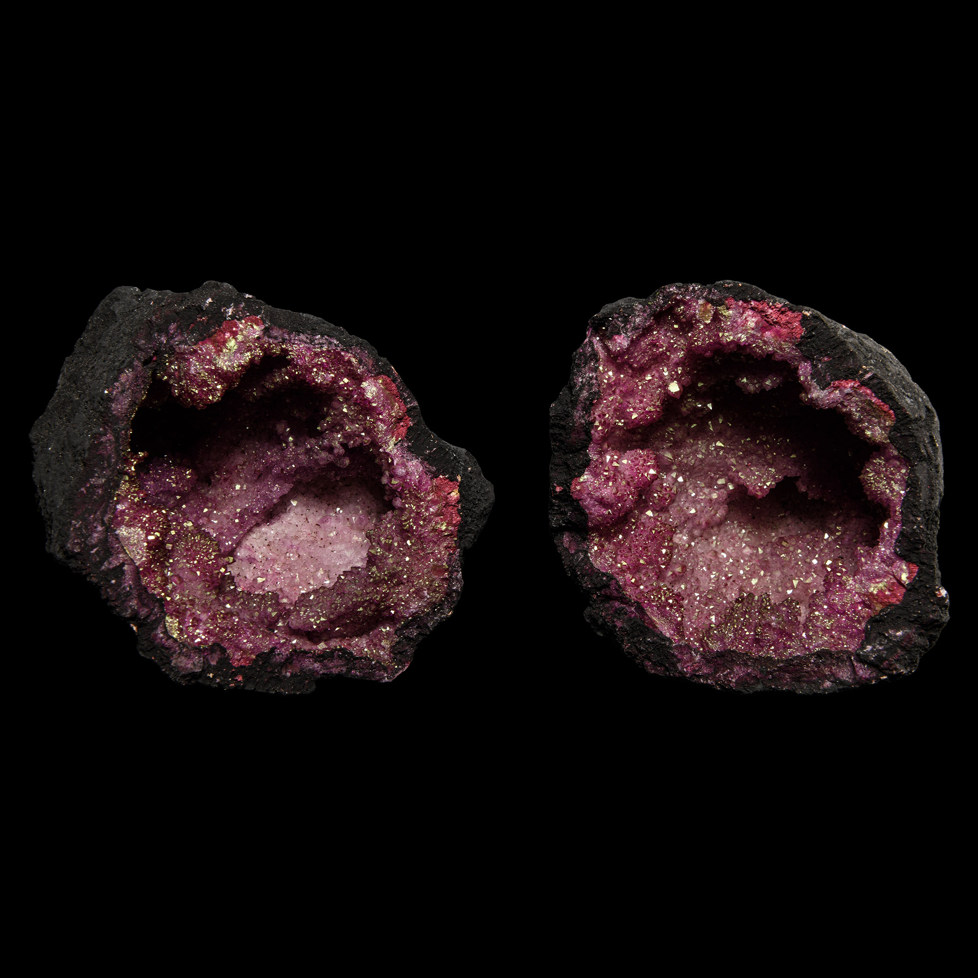 Natural History - Purple Coloured Crystal Nodule