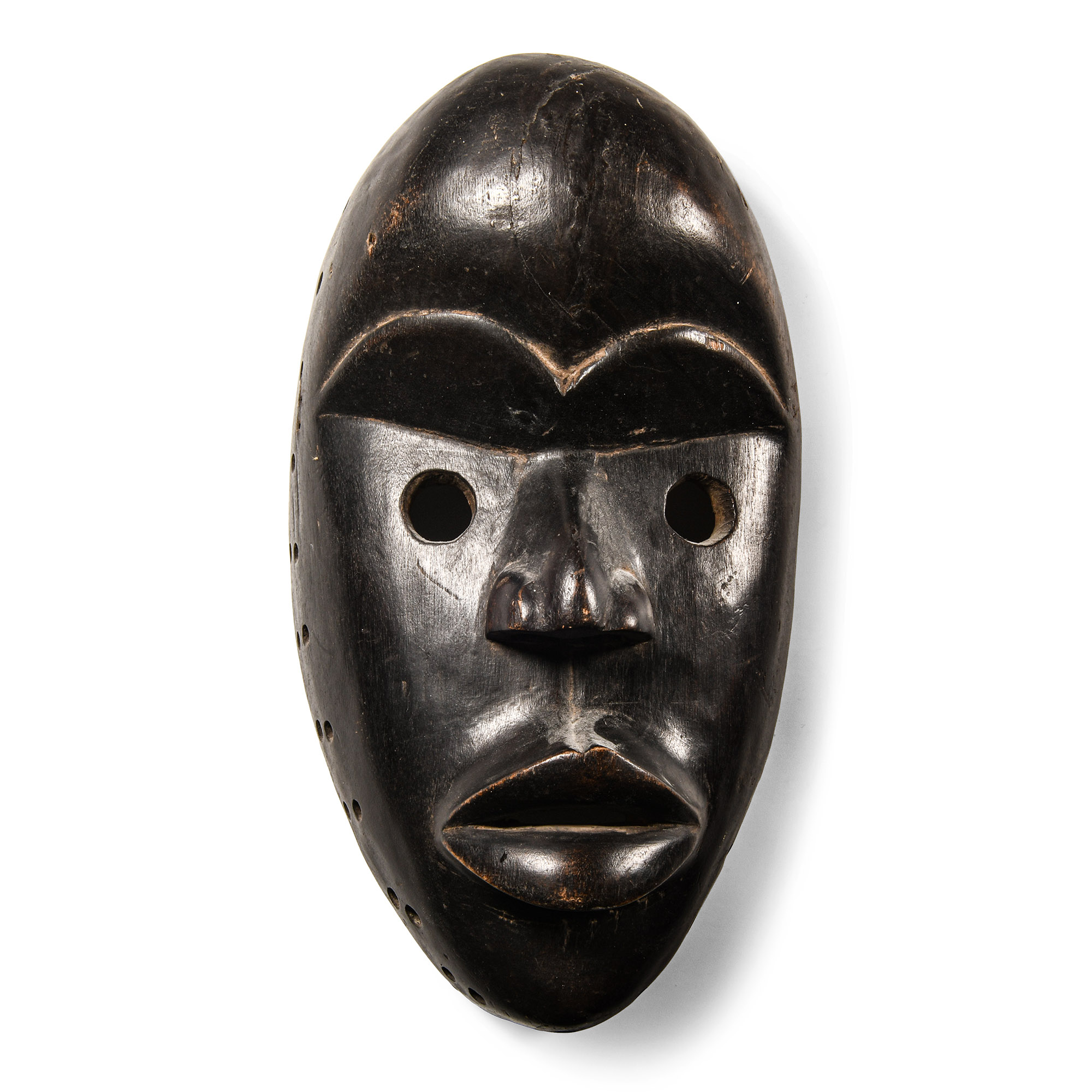 West African Carved Dan Tribal Mask