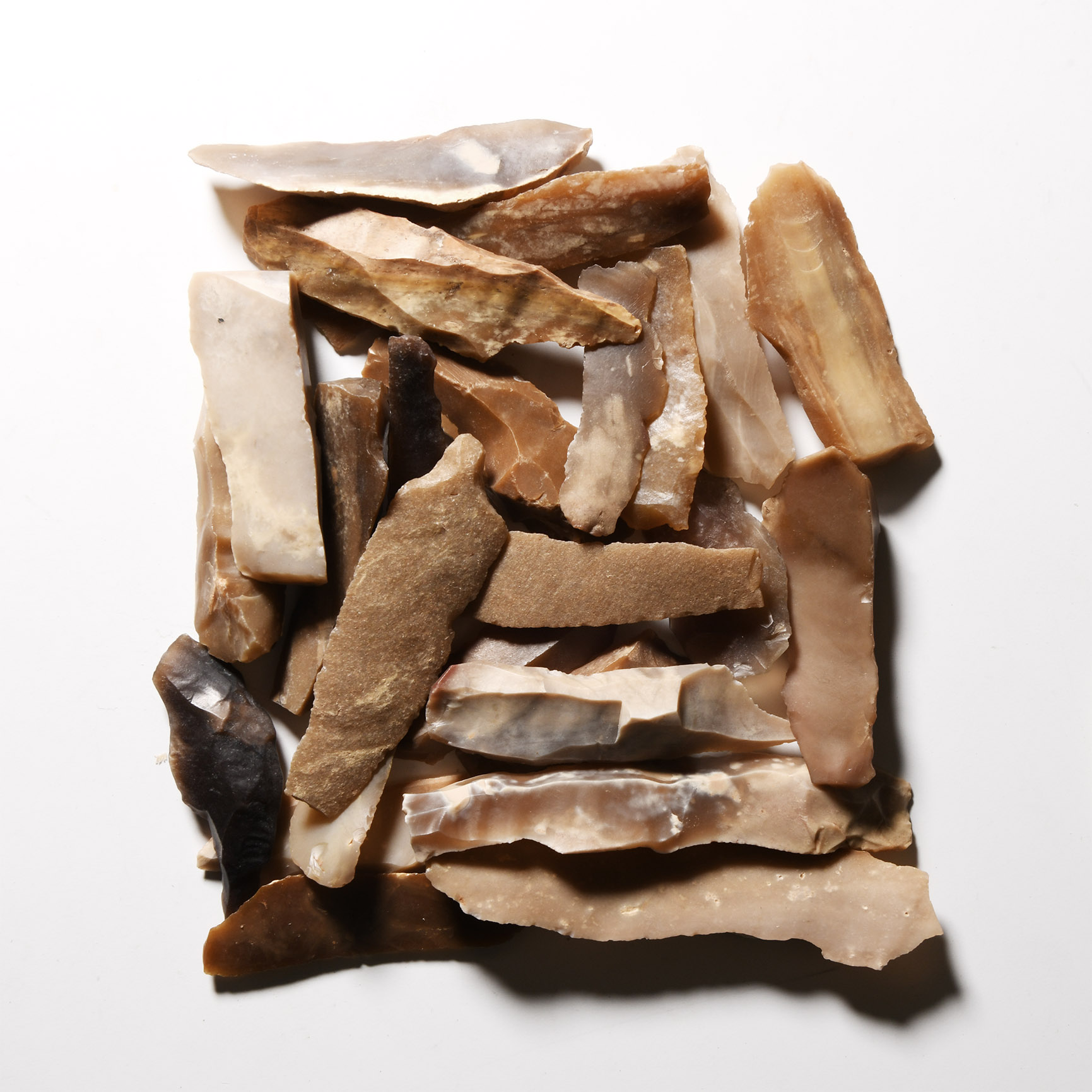 Stone Age Flint Knife Group