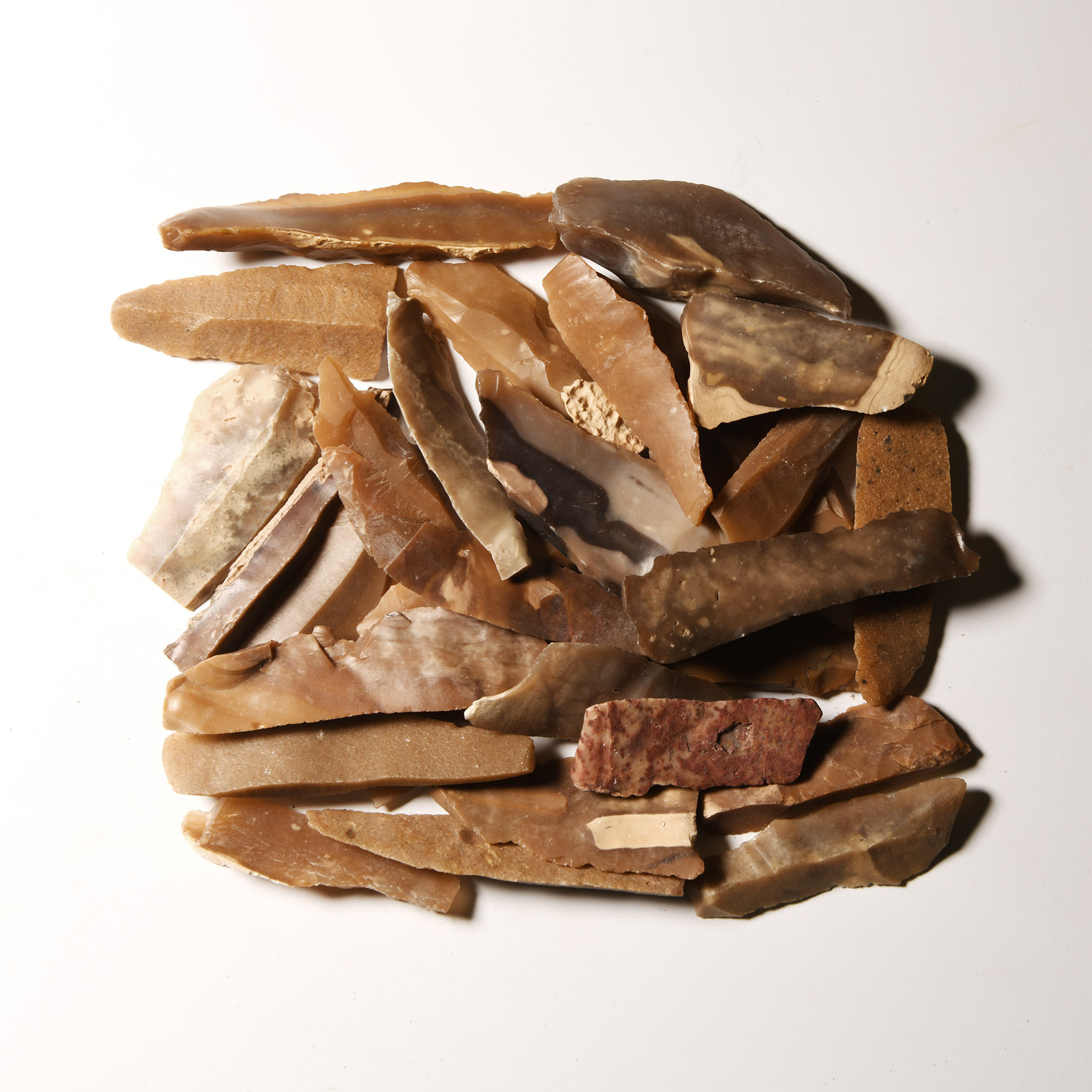 Stone Age Flint Knife Group