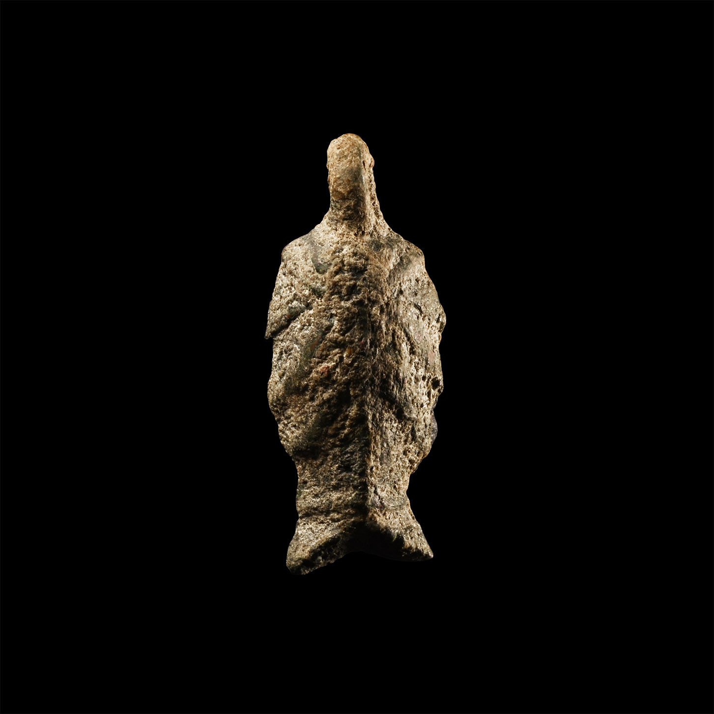 Roman Bronze Fish Vessel Lid