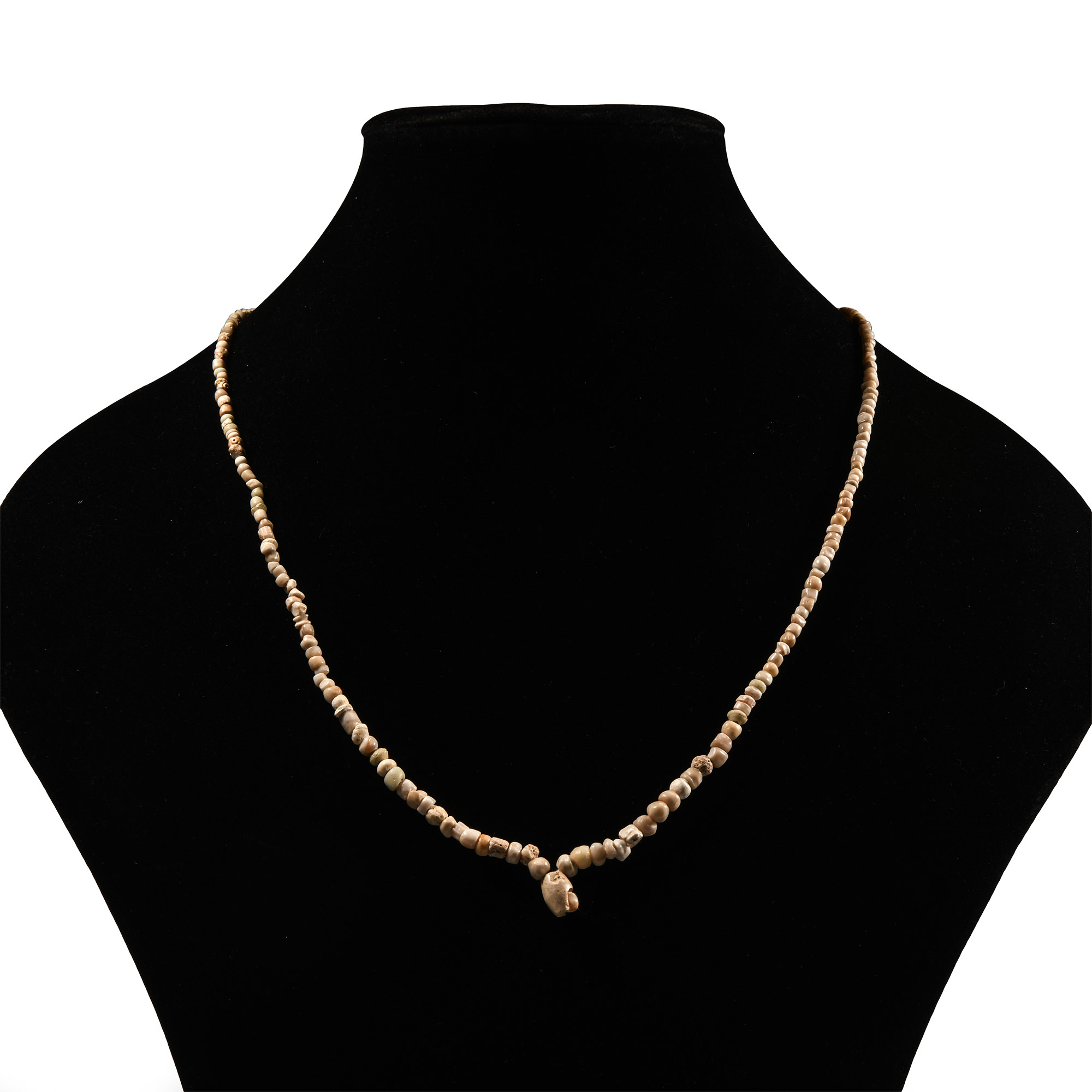 Western Asiatic Stone and Shell Bead Necklace String
