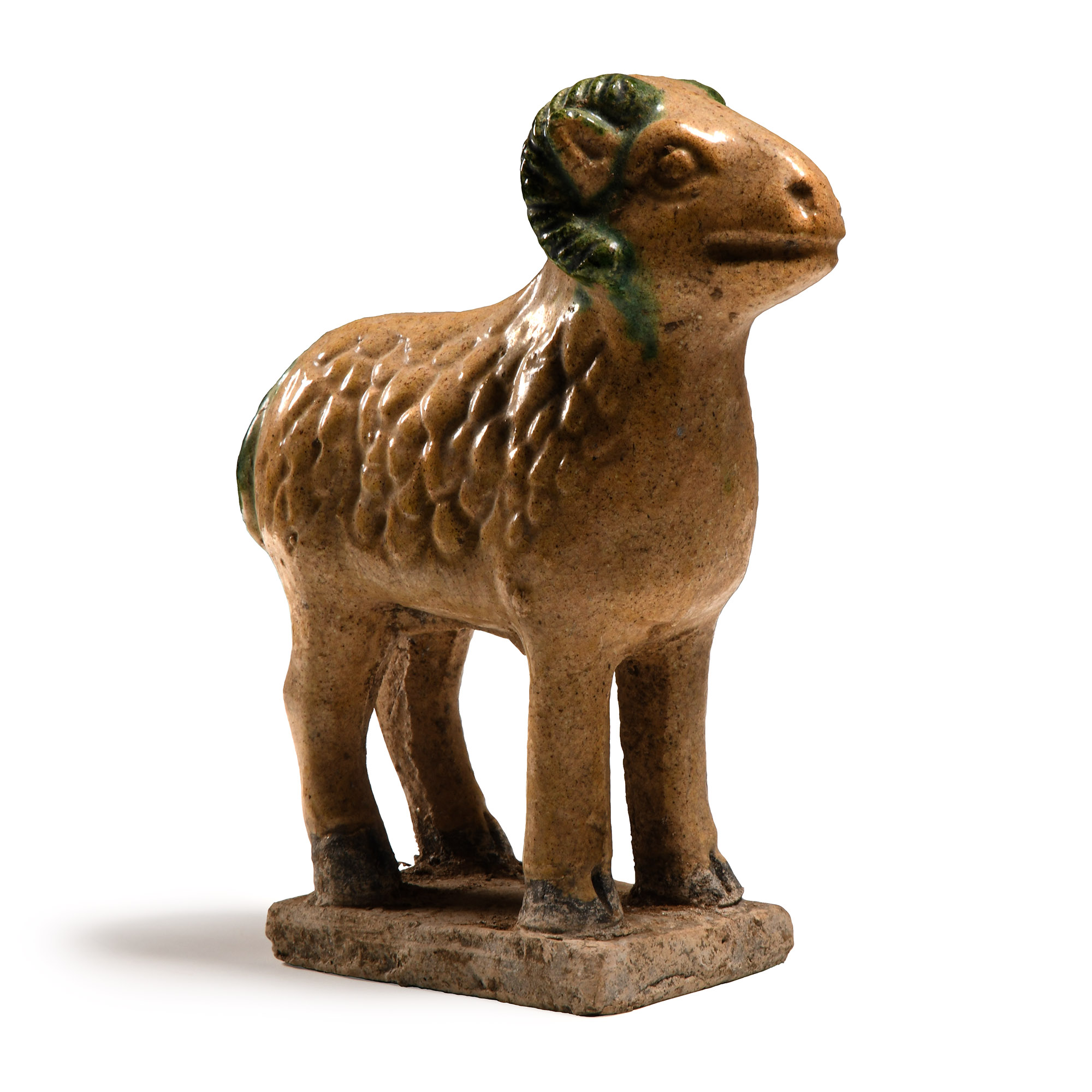 Chinese Glazed Terracotta Ram