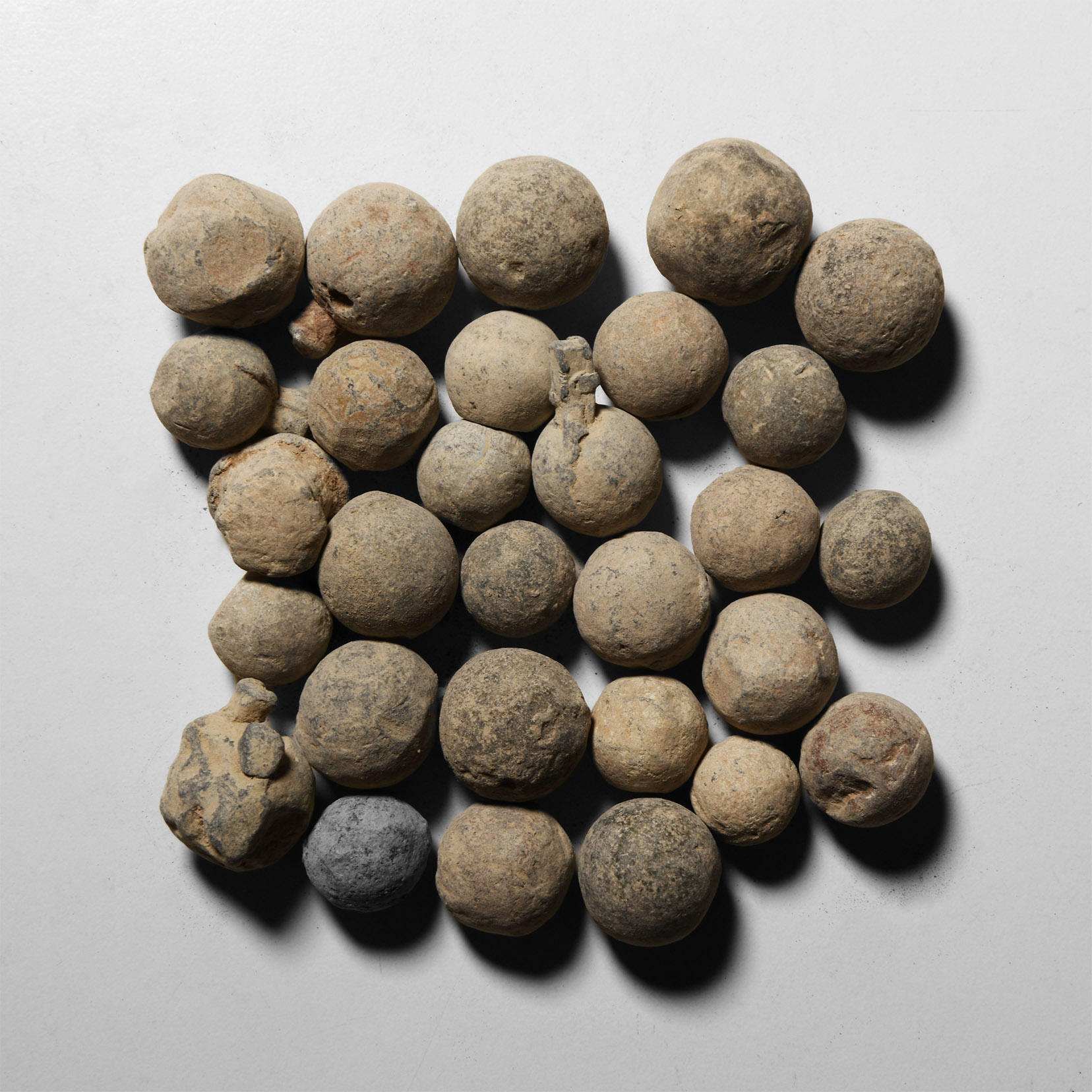 English Civil War and Later Lead Musket Ball Collection