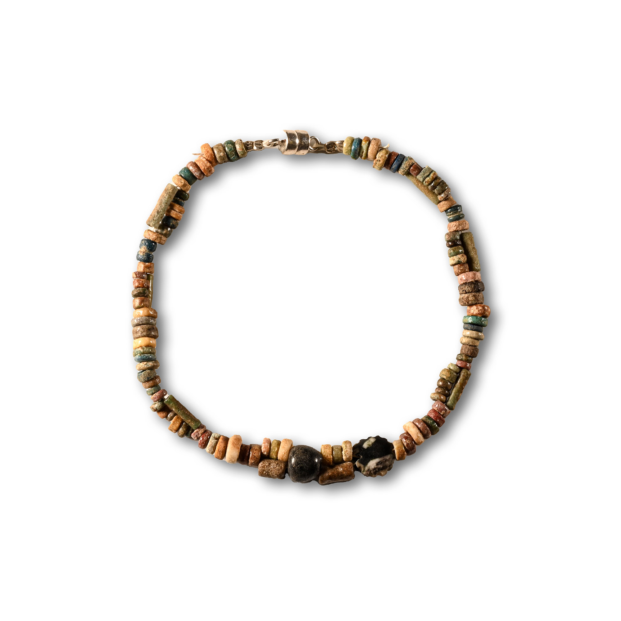 Egyptian Faience Mummy Bead Bracelet