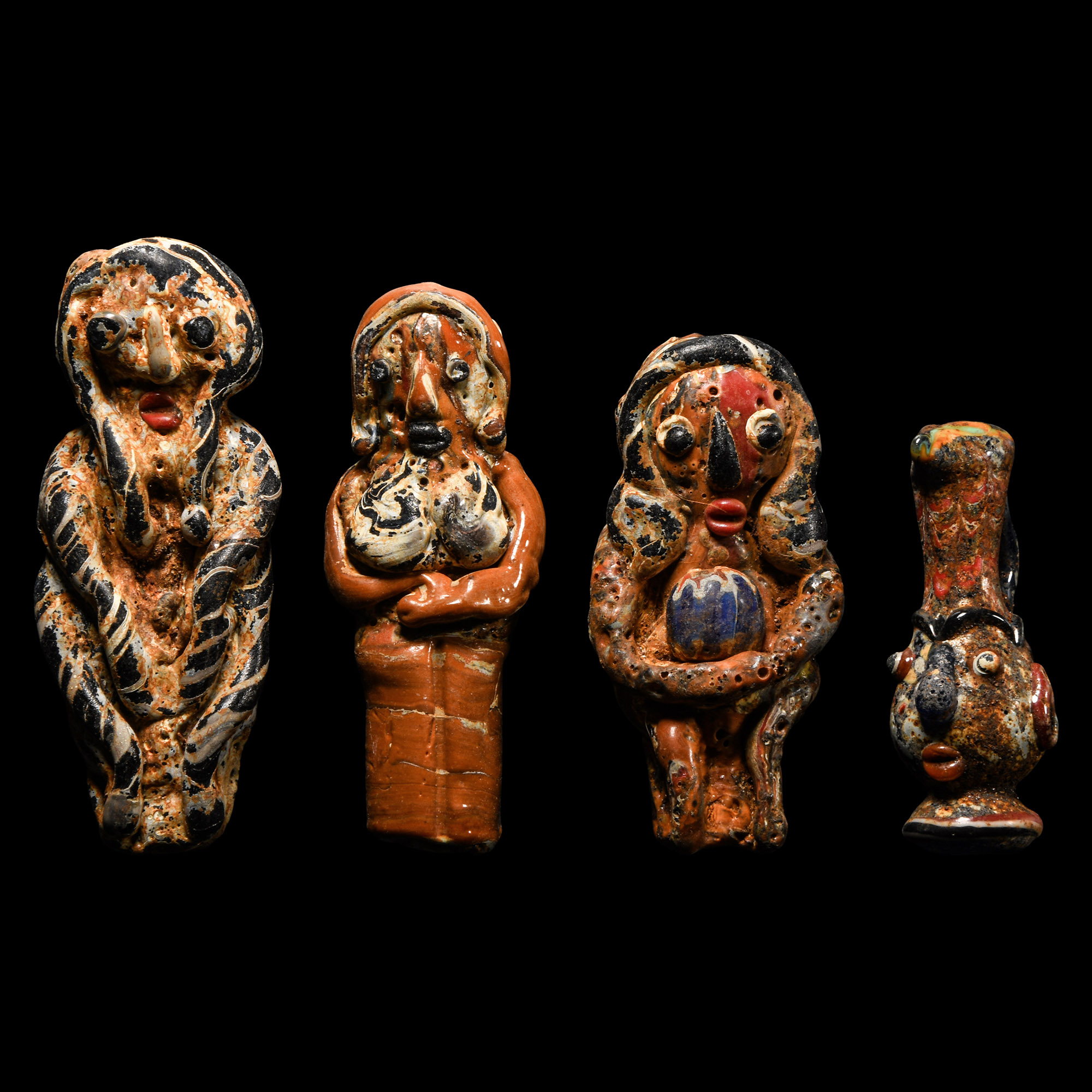 Glass Figure Group