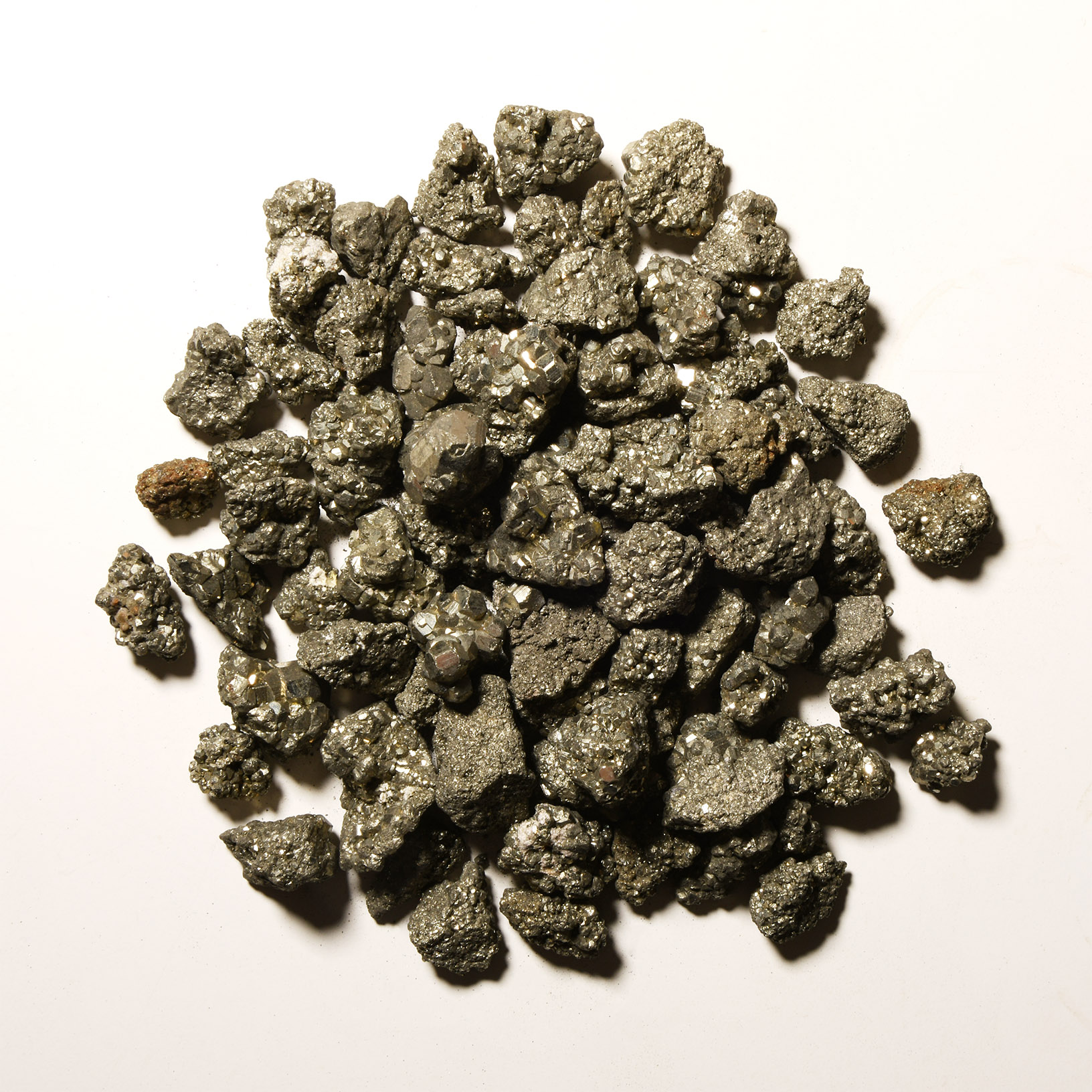 Natural History - Pyrites 'Fool's Gold' Crystal Specimen Group