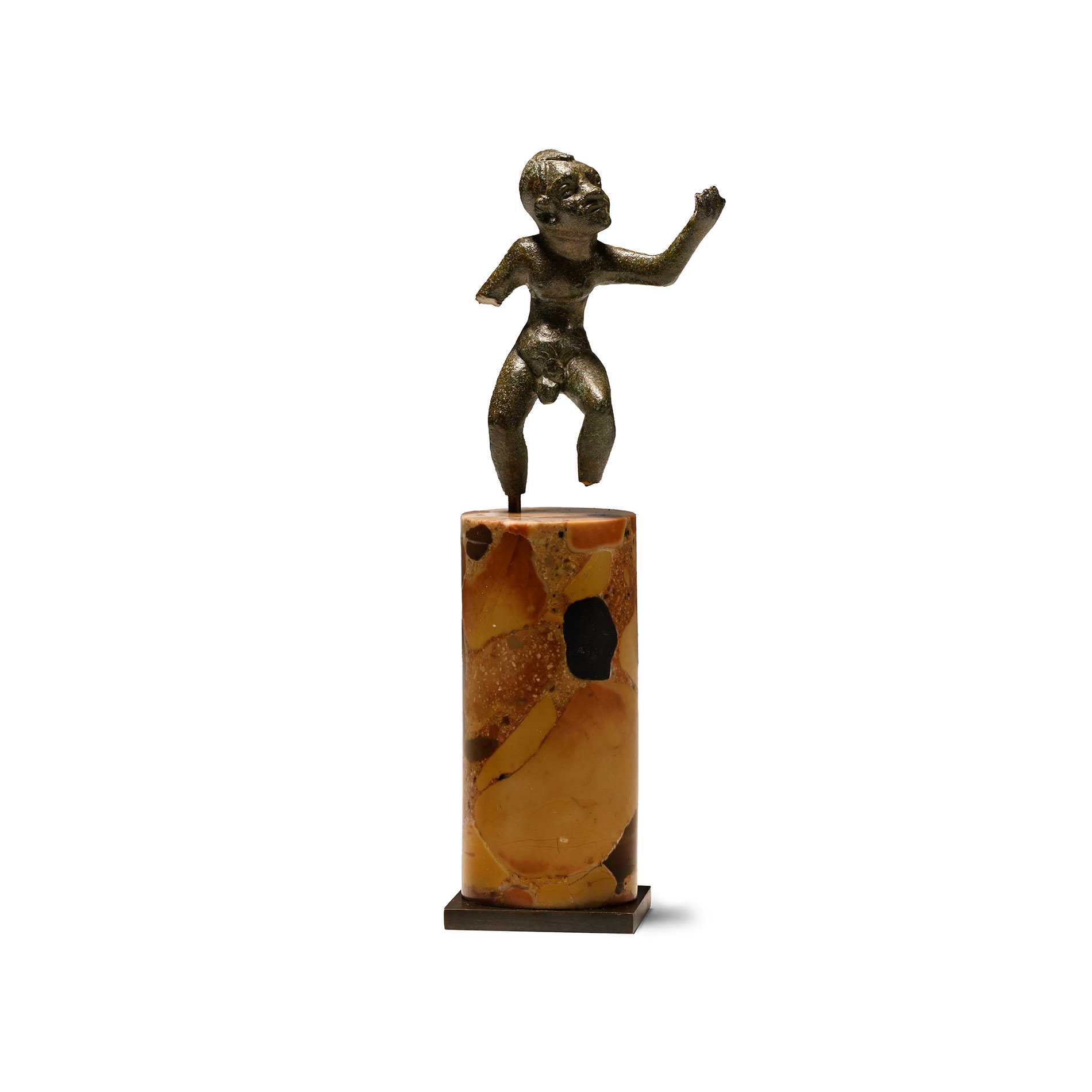 Hellenistic Bronze Statuette of an Alexandrian Dancing Dwarf