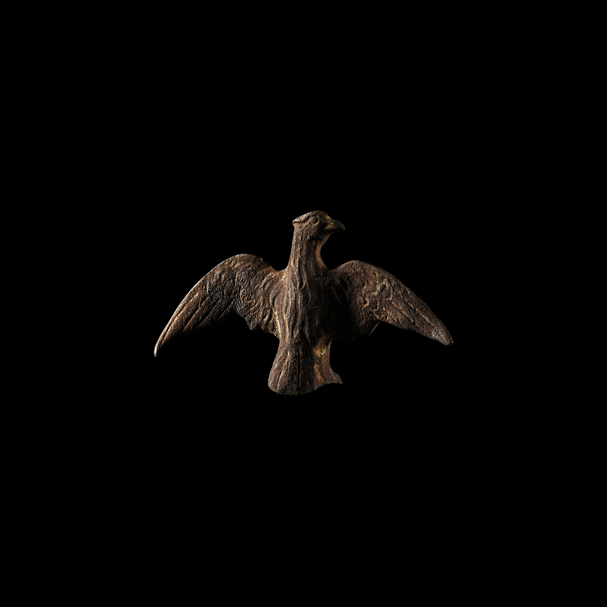 Post Medieval Bronze Spread Eagle Mount
