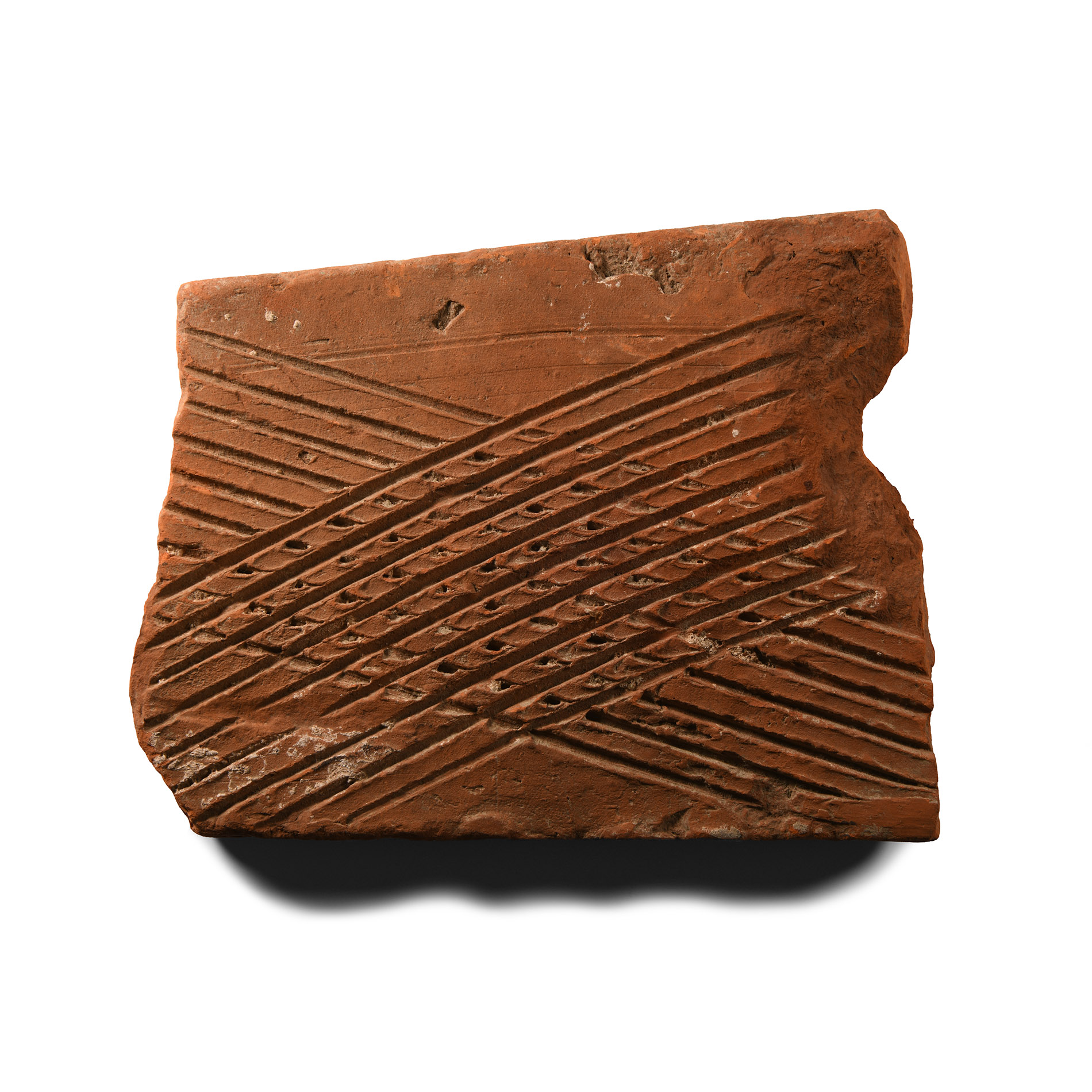 Roman Terracotta 'Chelmsford' Hypocaust Floor Tile