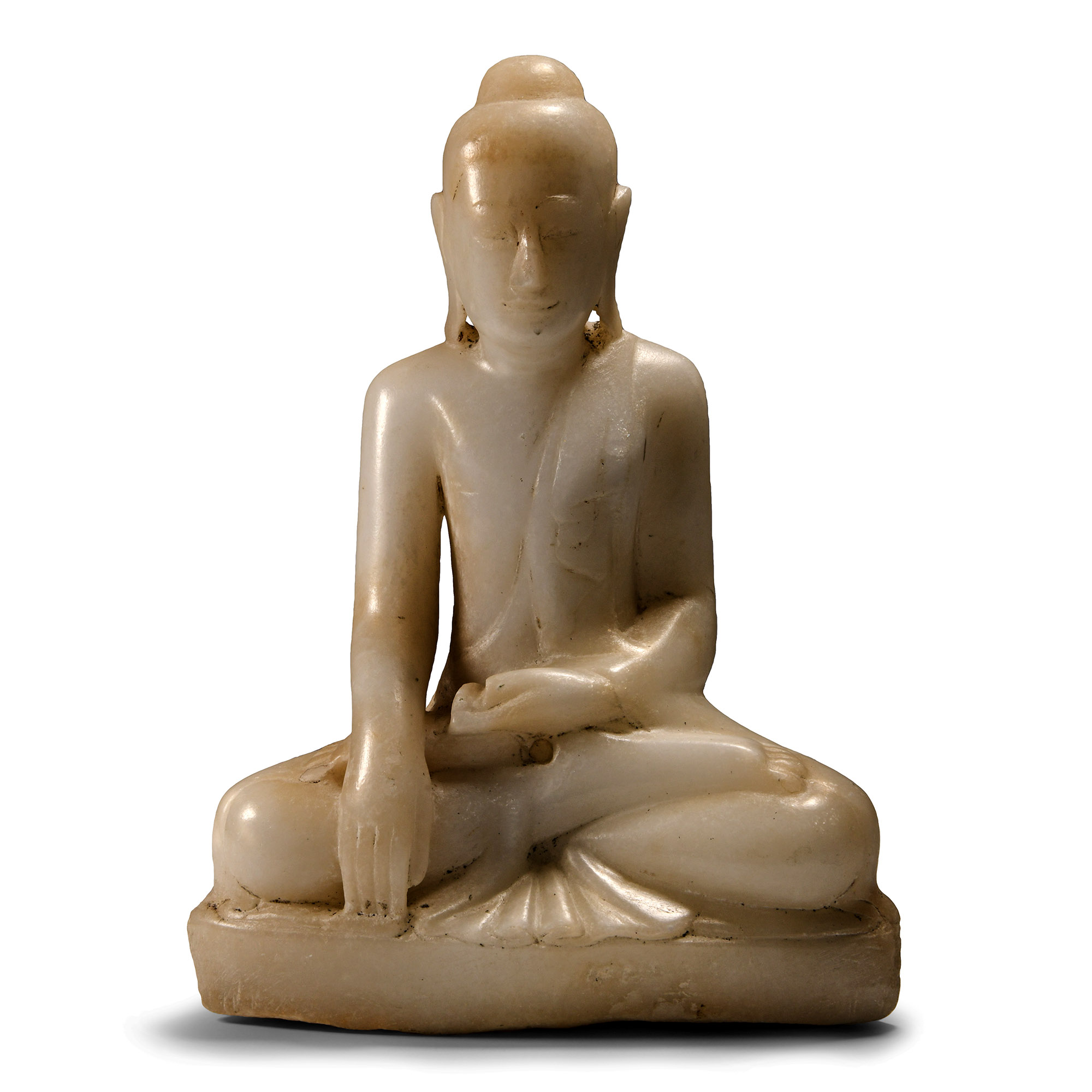 Thai Alabaster Buddha Touching the Earth