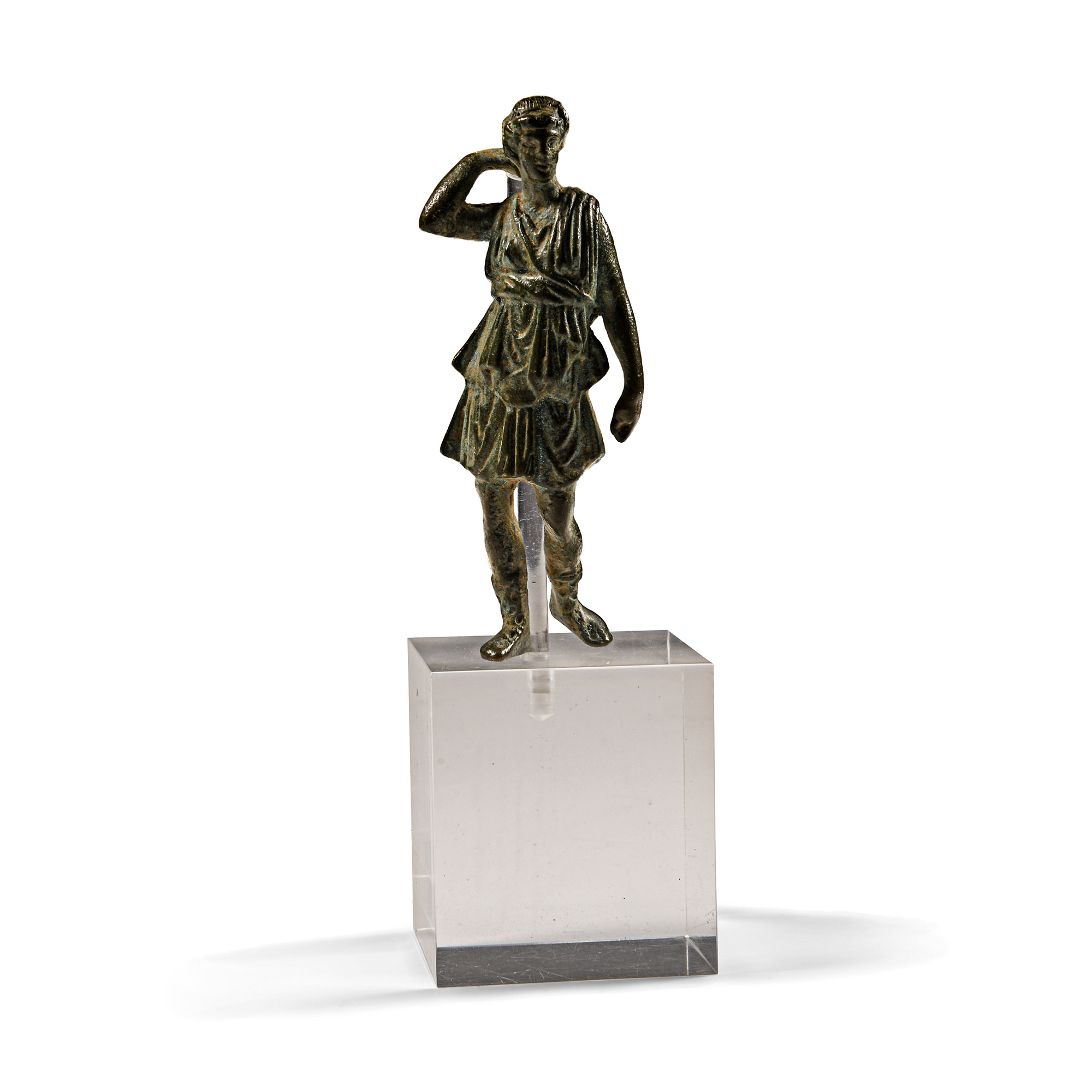 Roman Bronze Figure of Diana