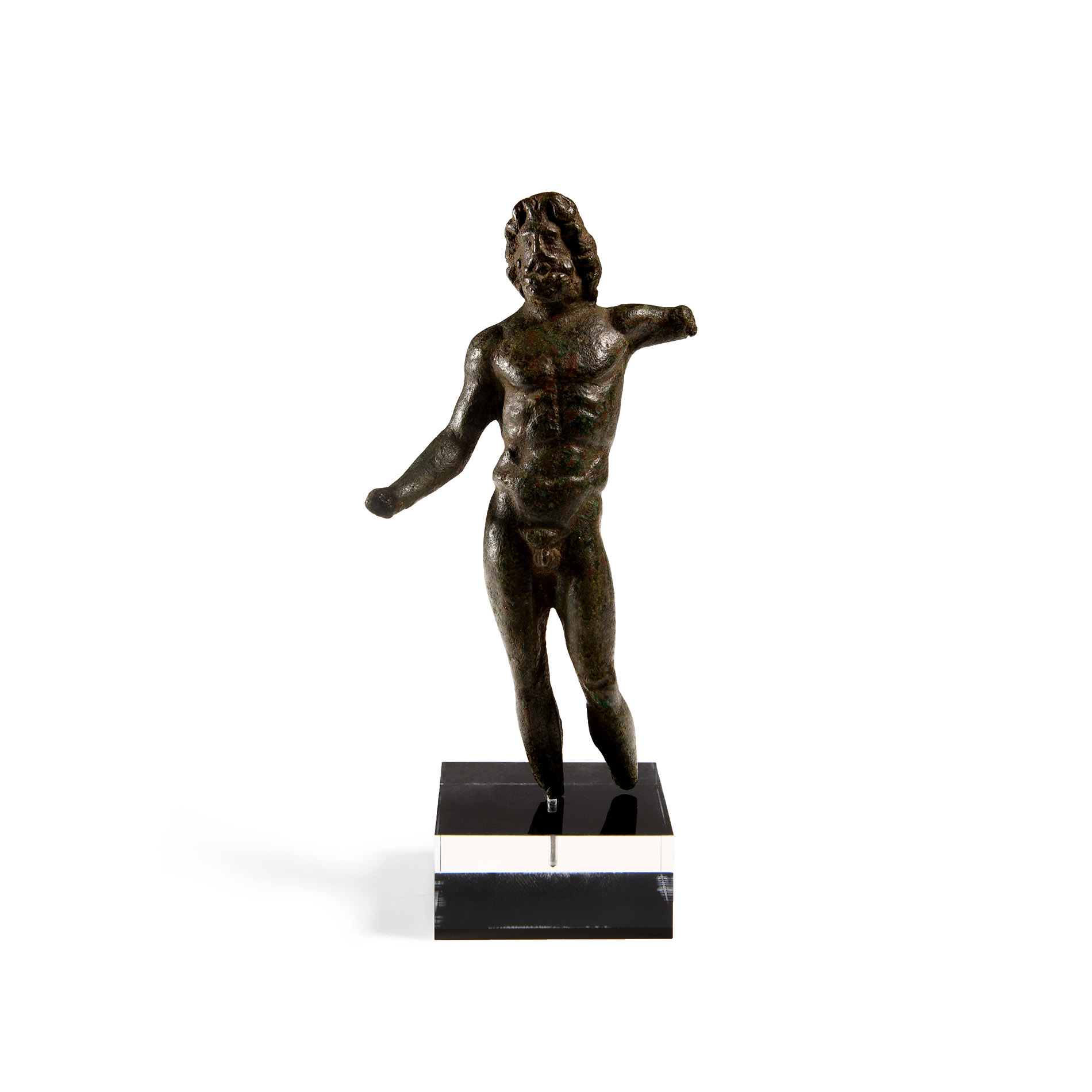 Roman Bronze Figure of Jupiter as Zeus Brontaios