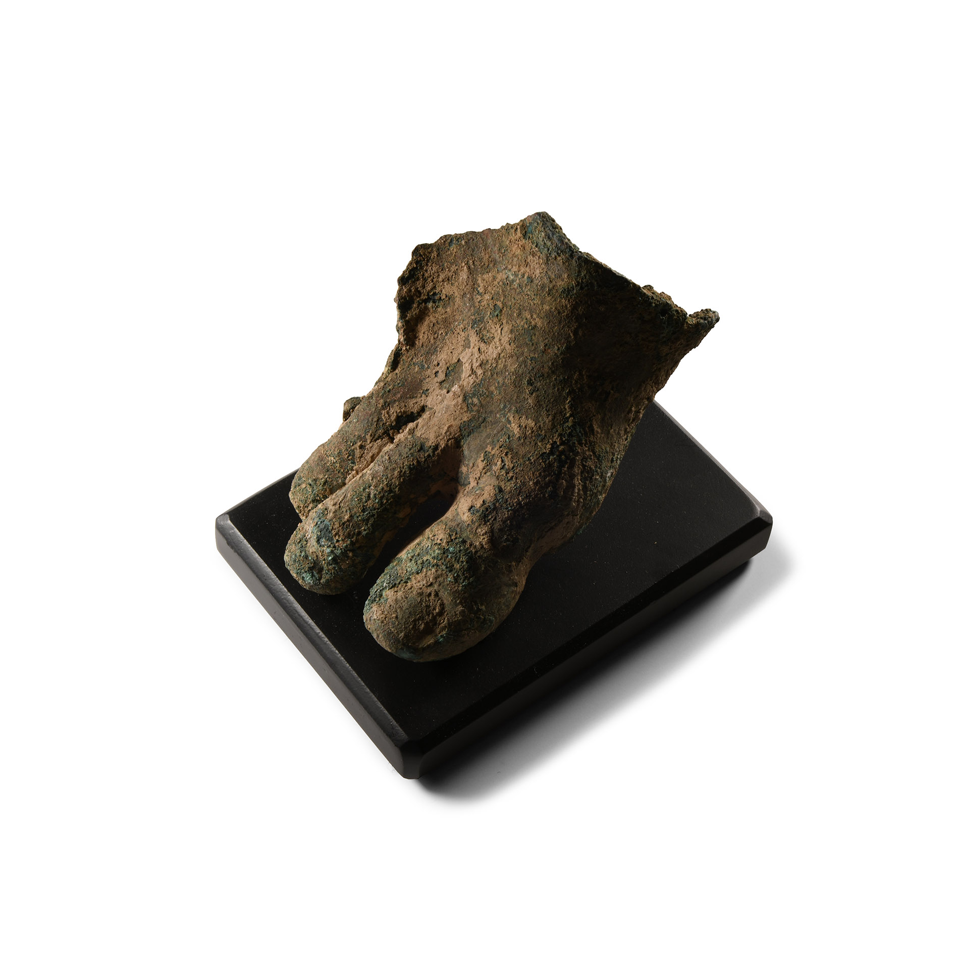 Roman Bronze Lower Part of a Right Foot