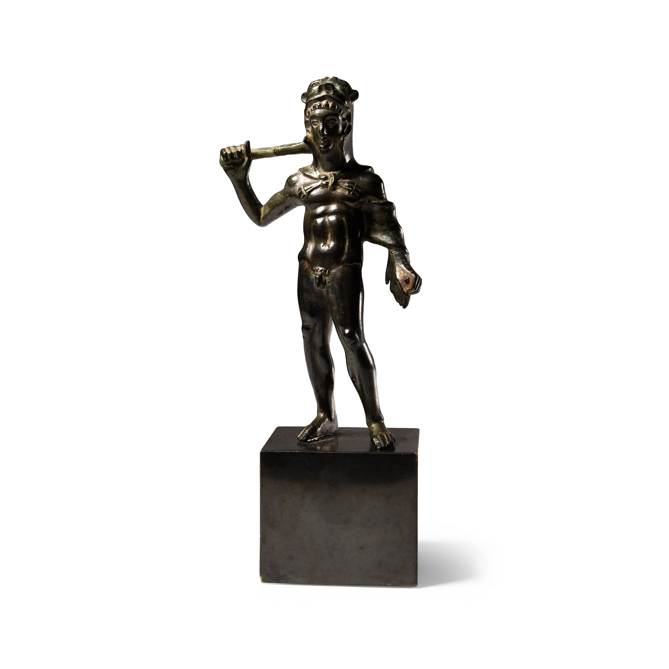 Etruscan Bronze Statuette of Herakles