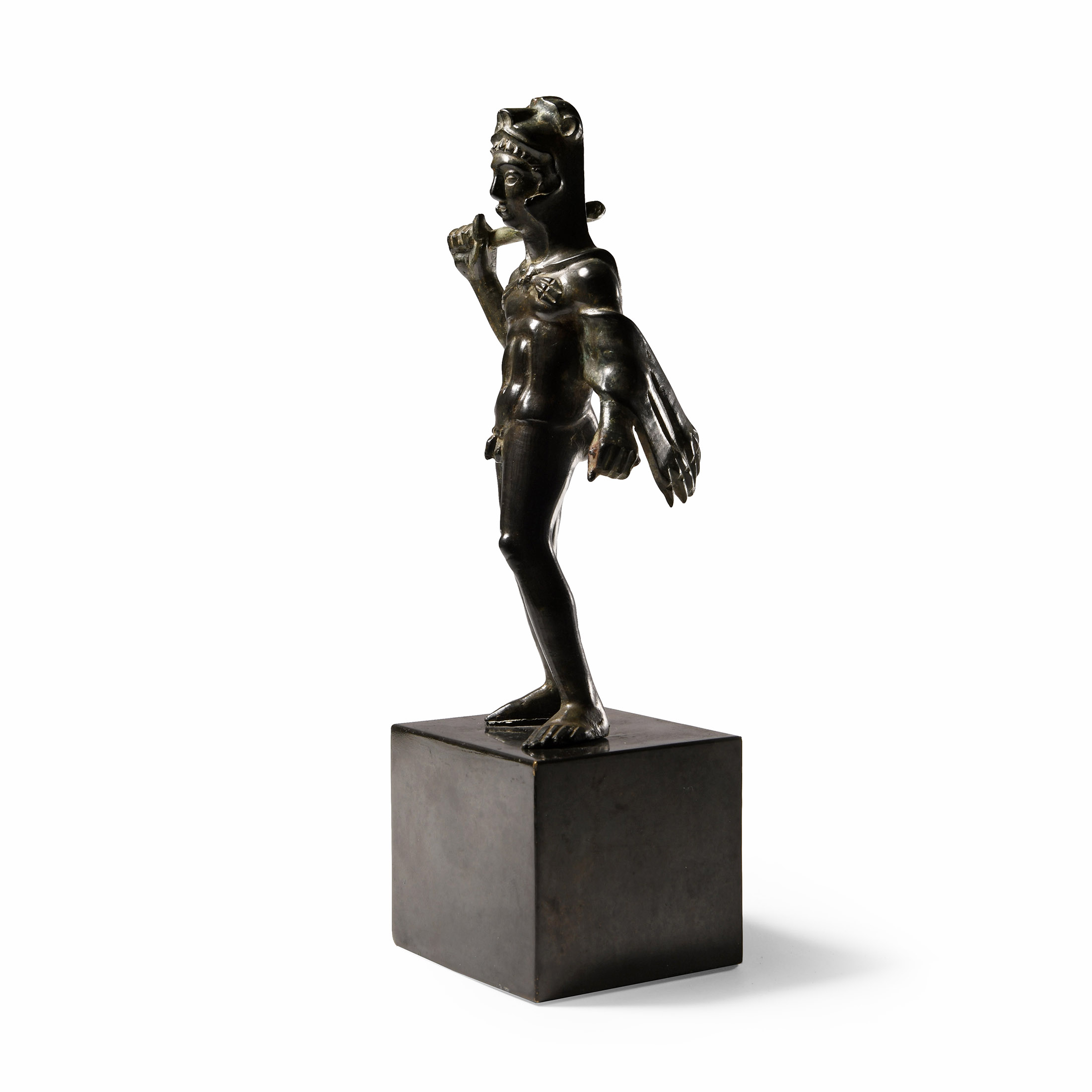 Etruscan Bronze Statuette of Herakles