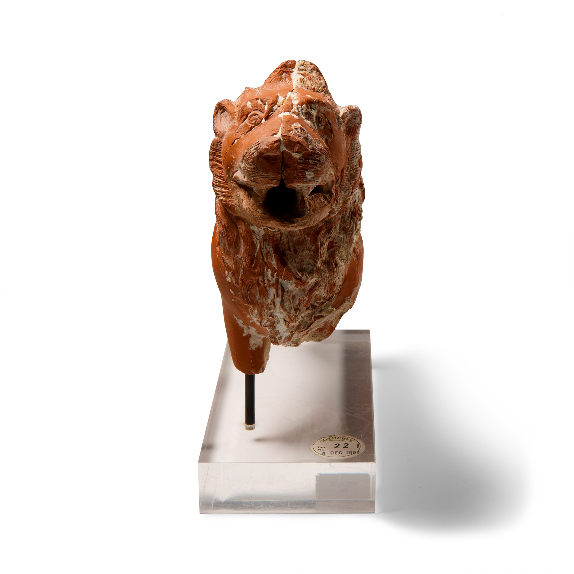 Roman Terracotta Lion Rhyton