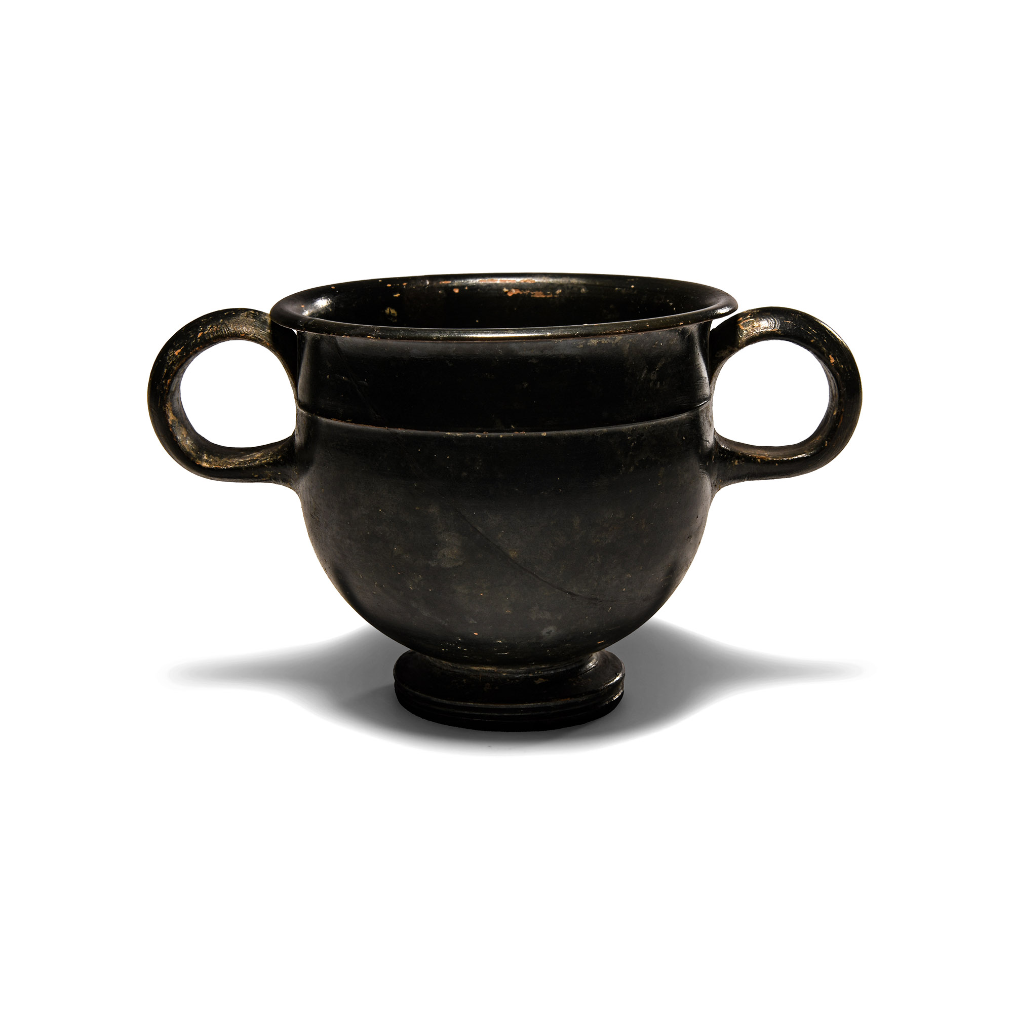 Greek High-Glazed Cup with Handles