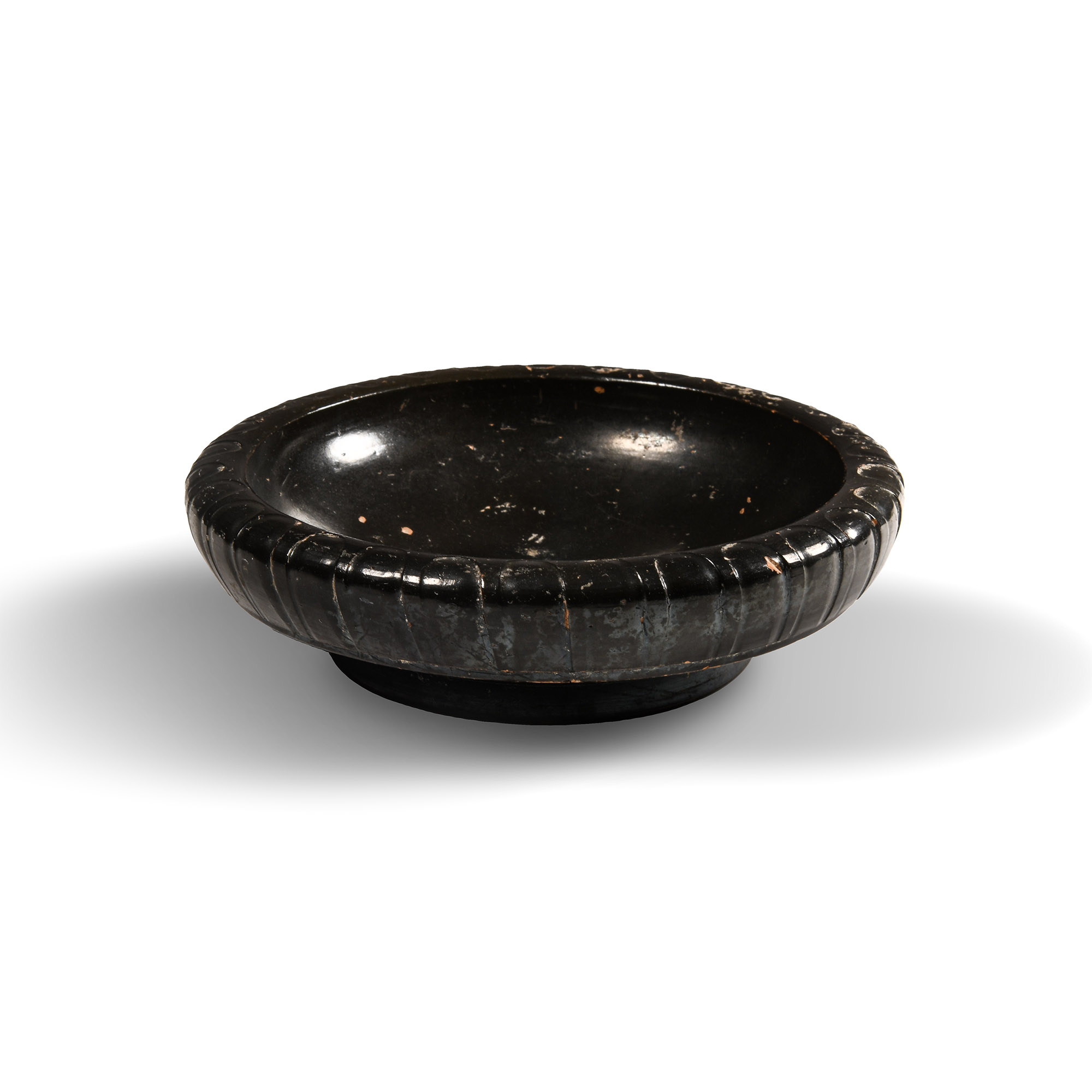 Greek Black-Glazed Plate