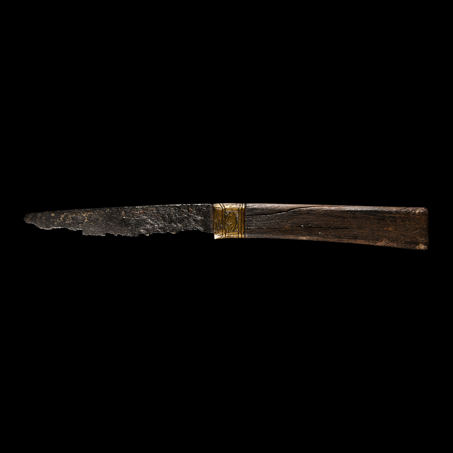 Medieval 'Thames' Iron Knife with Bone Handle