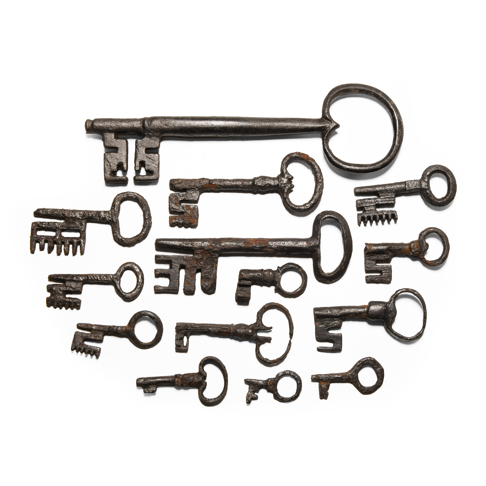 Medieval and Later 'Thames' Iron Key Collection