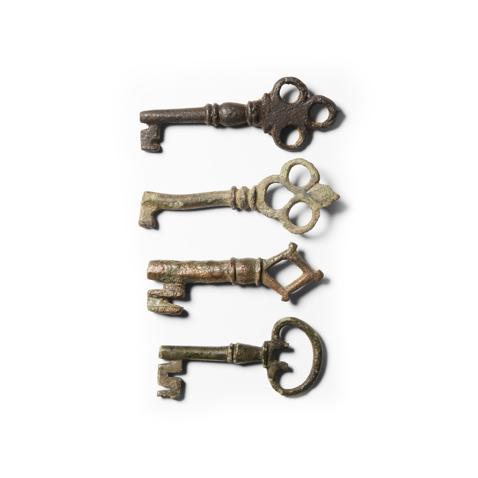 Medieval and Later 'Essex' Bronze Casket Key Collection