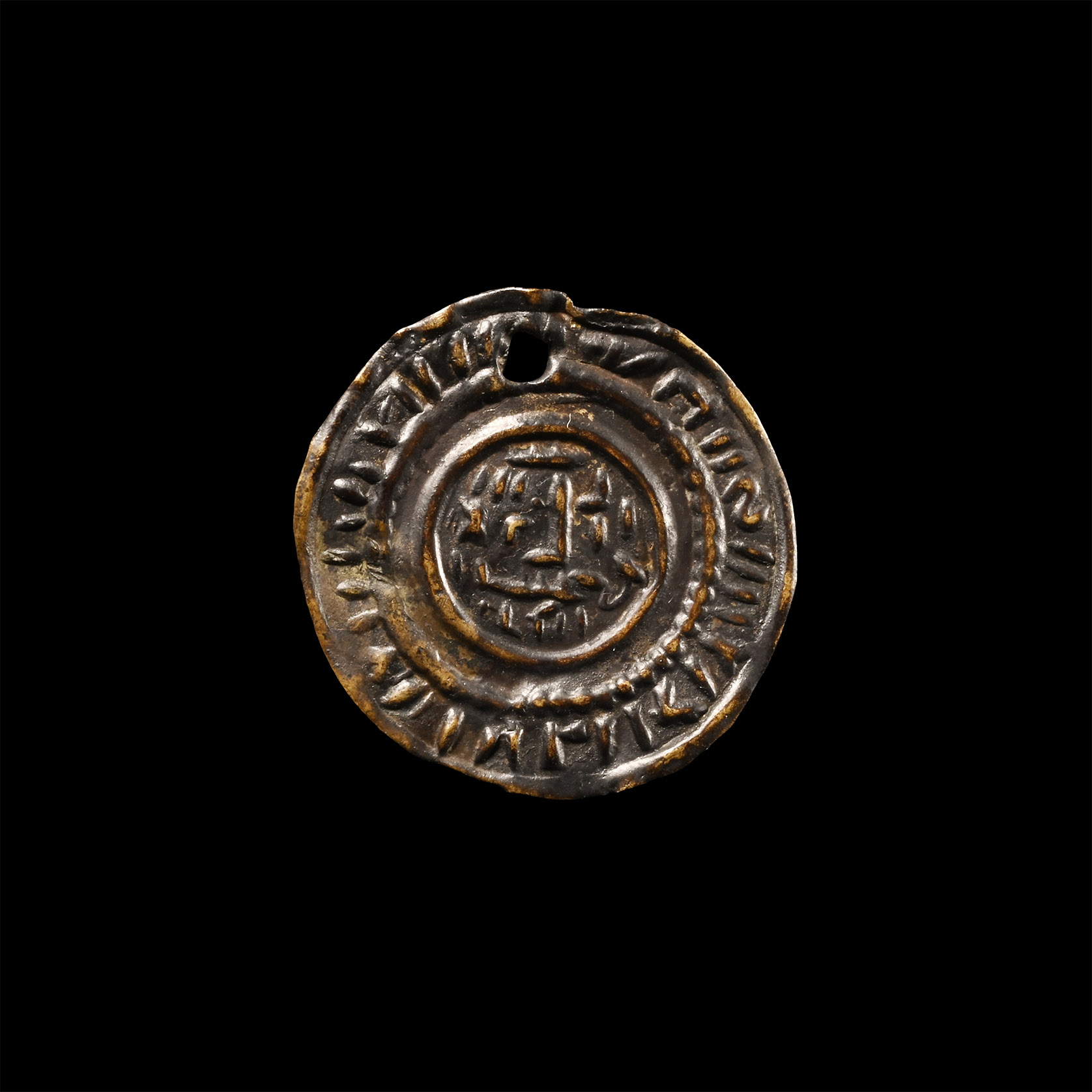 Norman Period 'Thames' Bronze Bracteate Badge