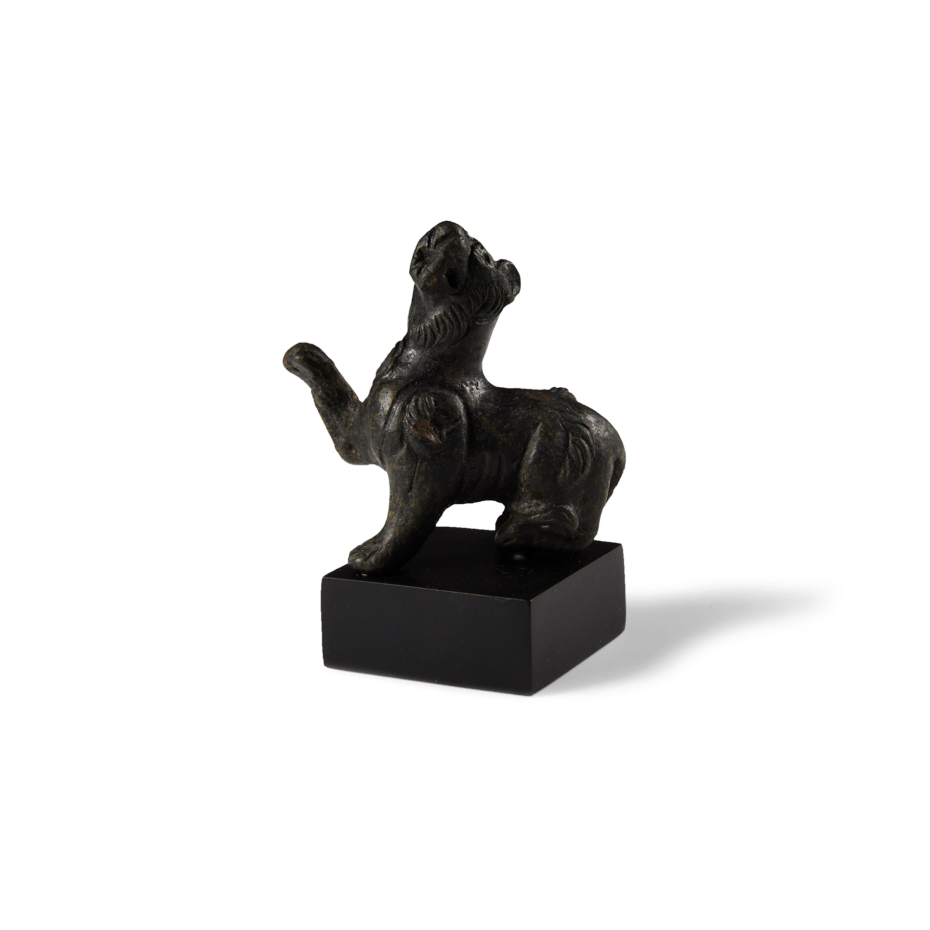 Roman Bronze Lioness Figure