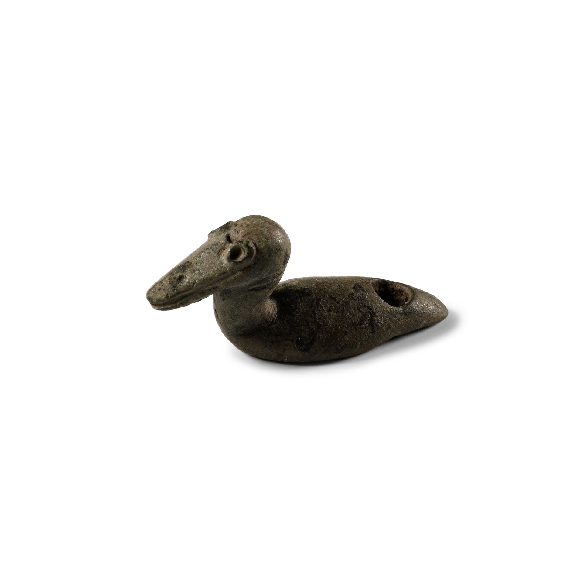 Celtic Bronze Stork Bowl Mount