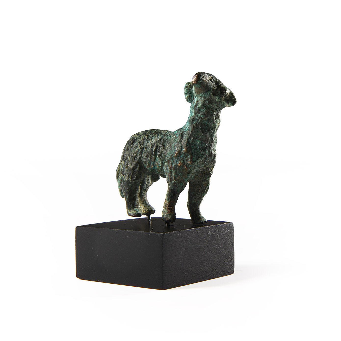 Roman Bronze Ram Statuette