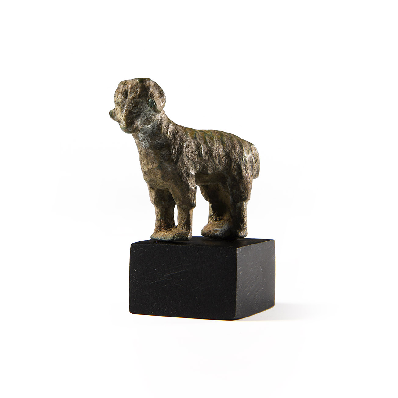 Roman Bronze Ram Statuette