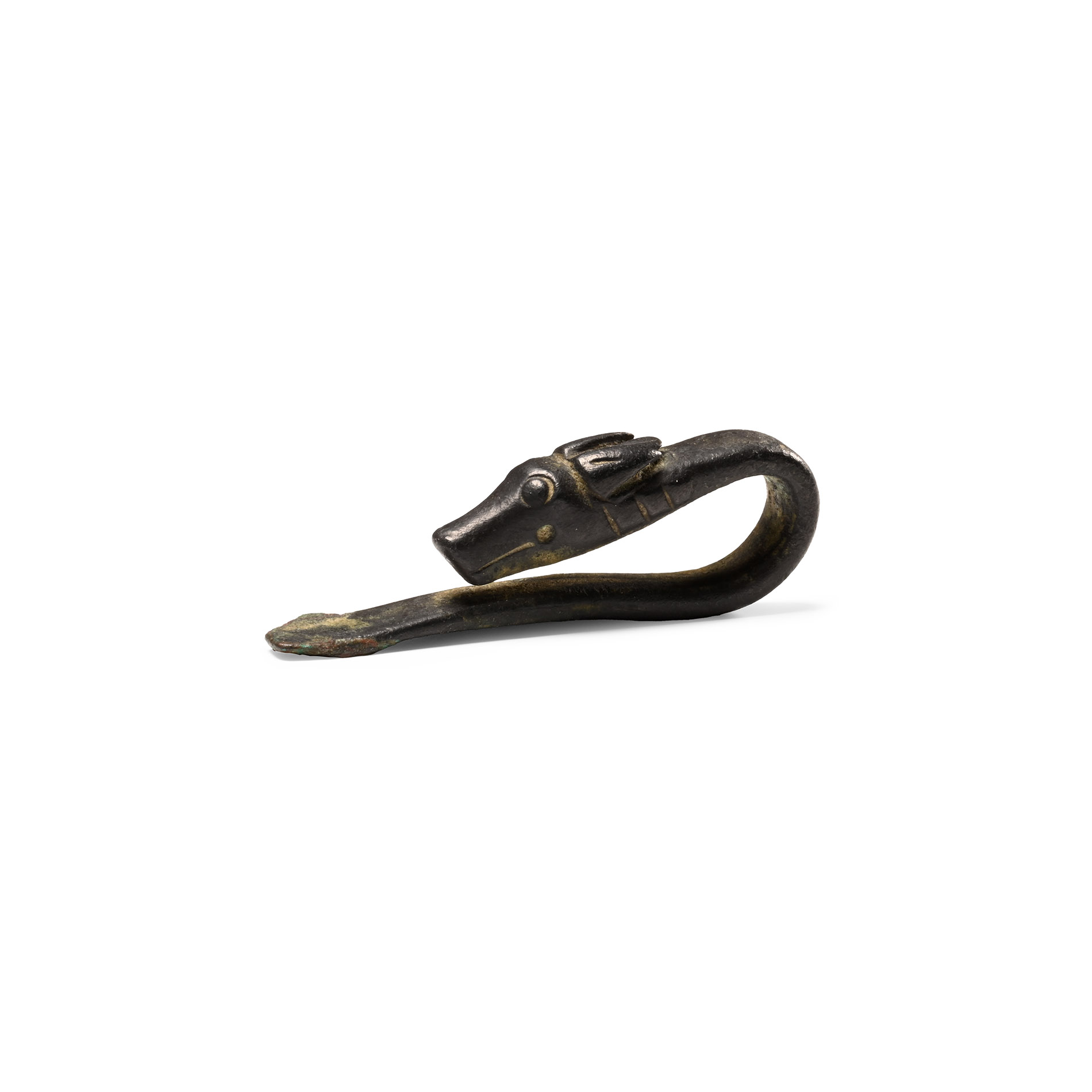 Eastern Roman Bronze Dragon Head Finial