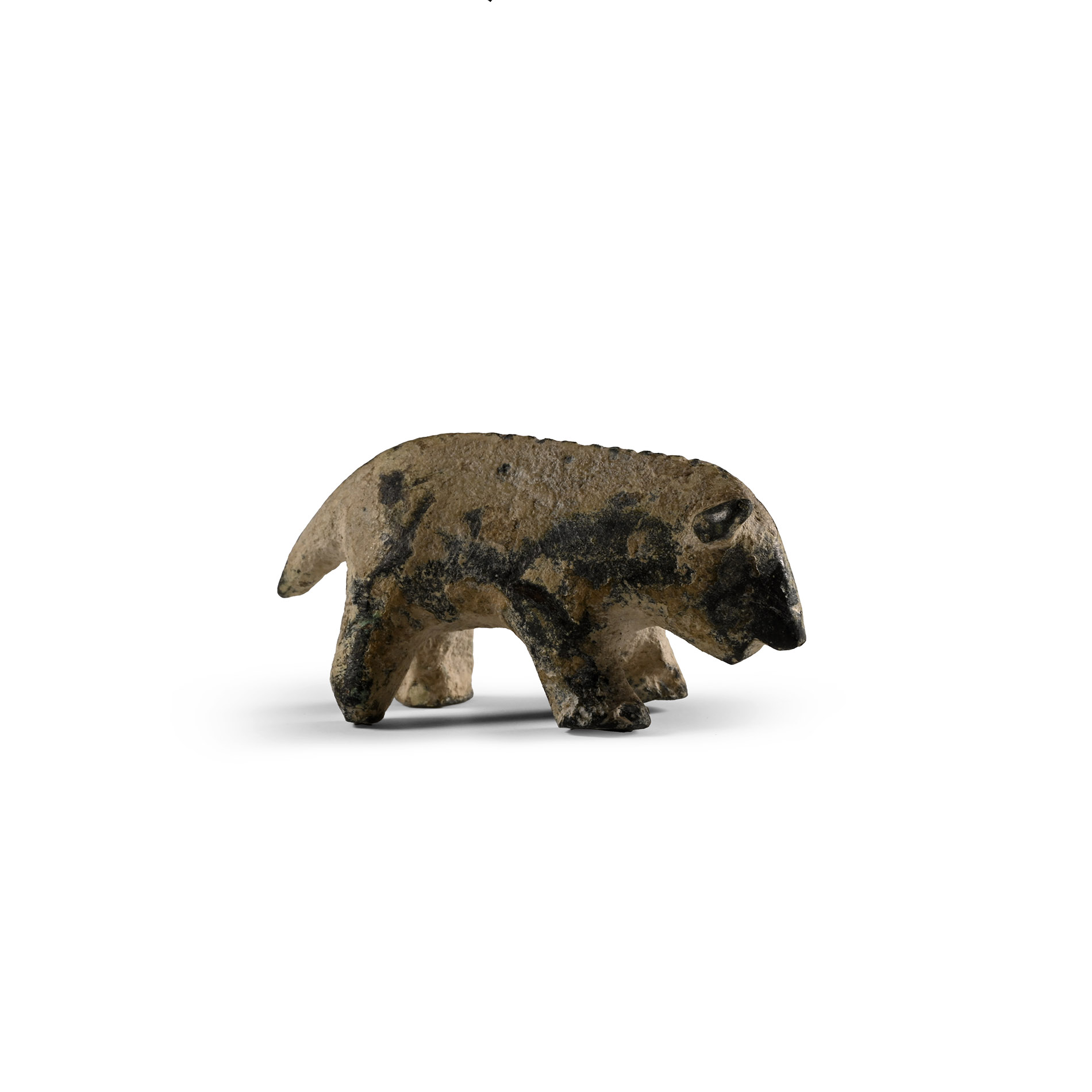 Celtic Bronze Wild Boar Statuette