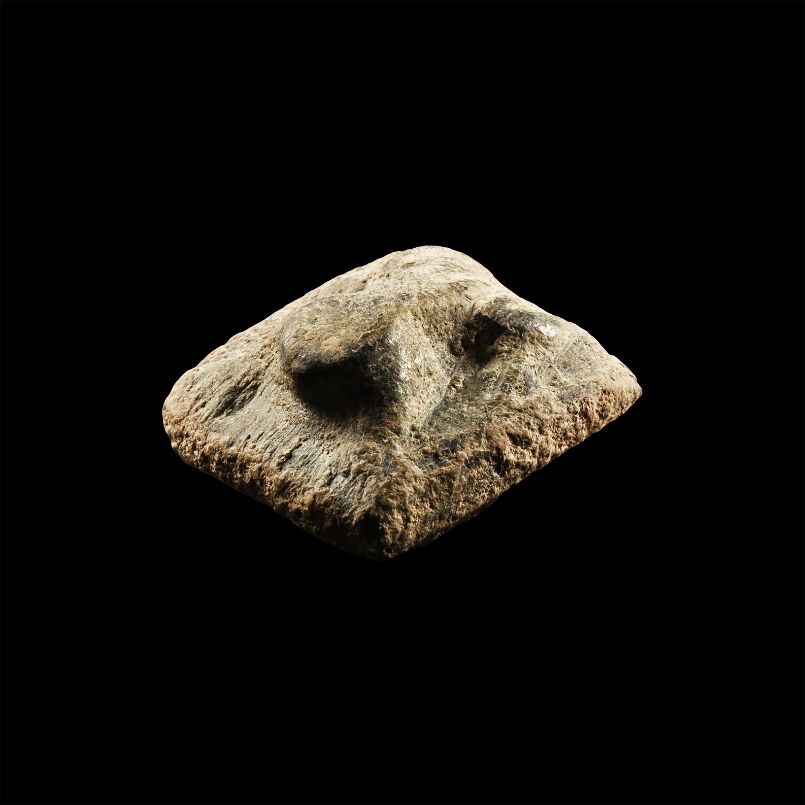 Romano-Egyptian Bronze Crouching Frog Weight