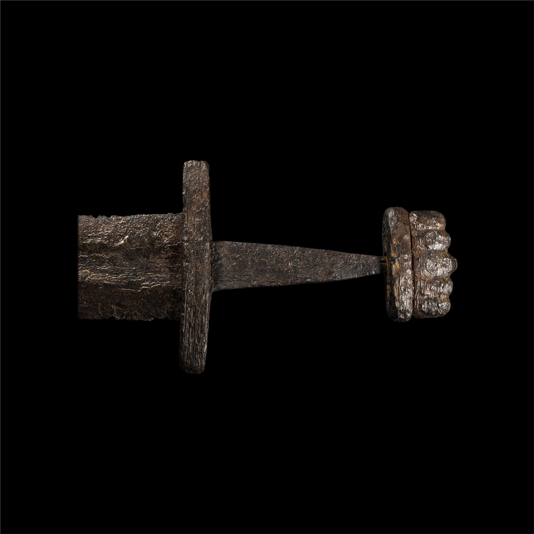 Viking Age Single-Handed Sword with Five-Lobed Pommel