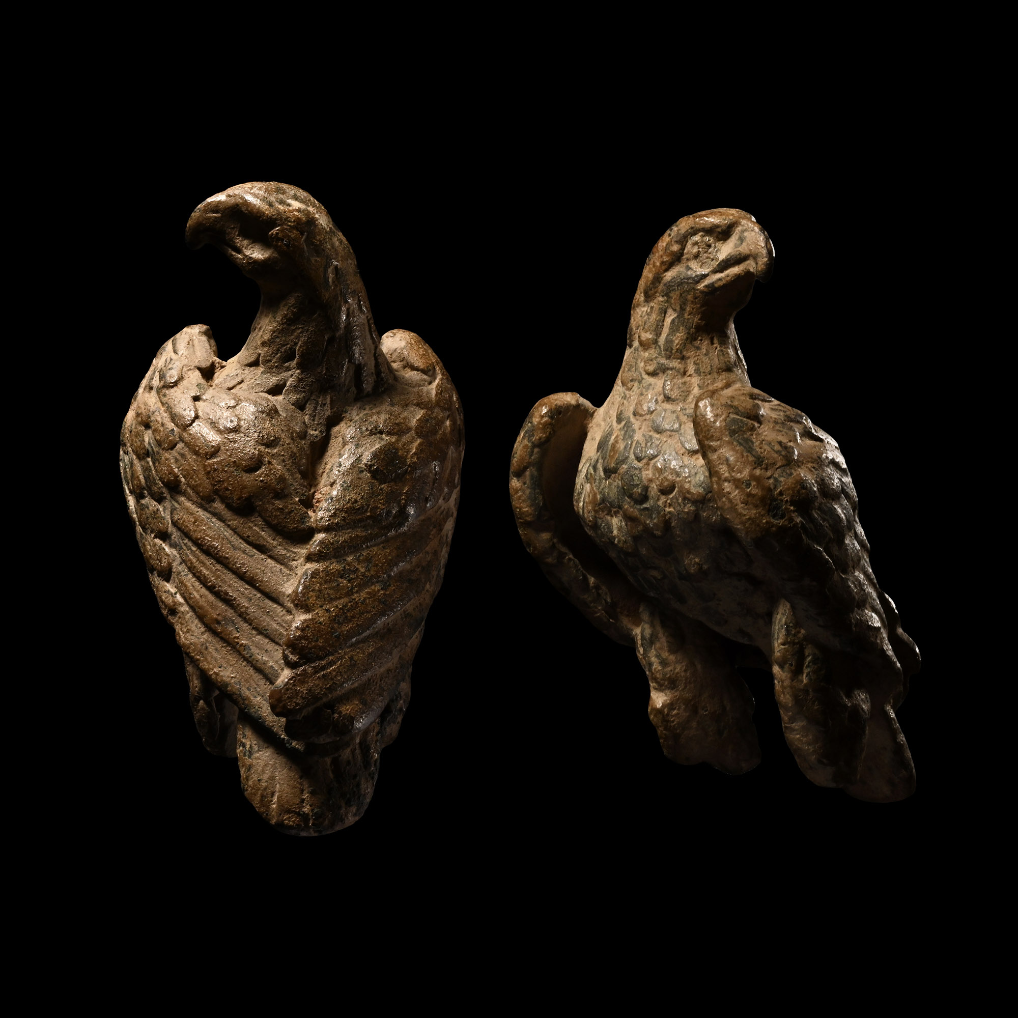 Roman Bronze Figure of an Eagle